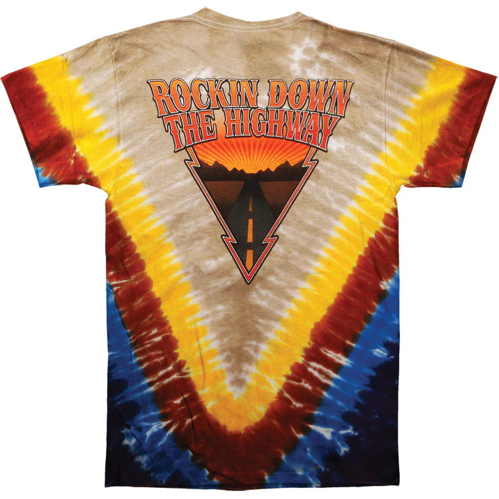 Rockin' The Highway Tie Dye T-shirt - Image 2