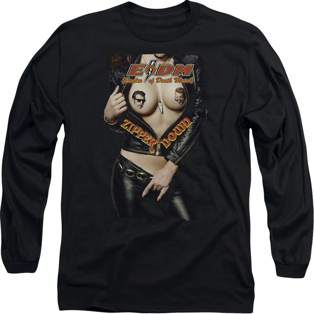 Zipper Down Long Sleeve