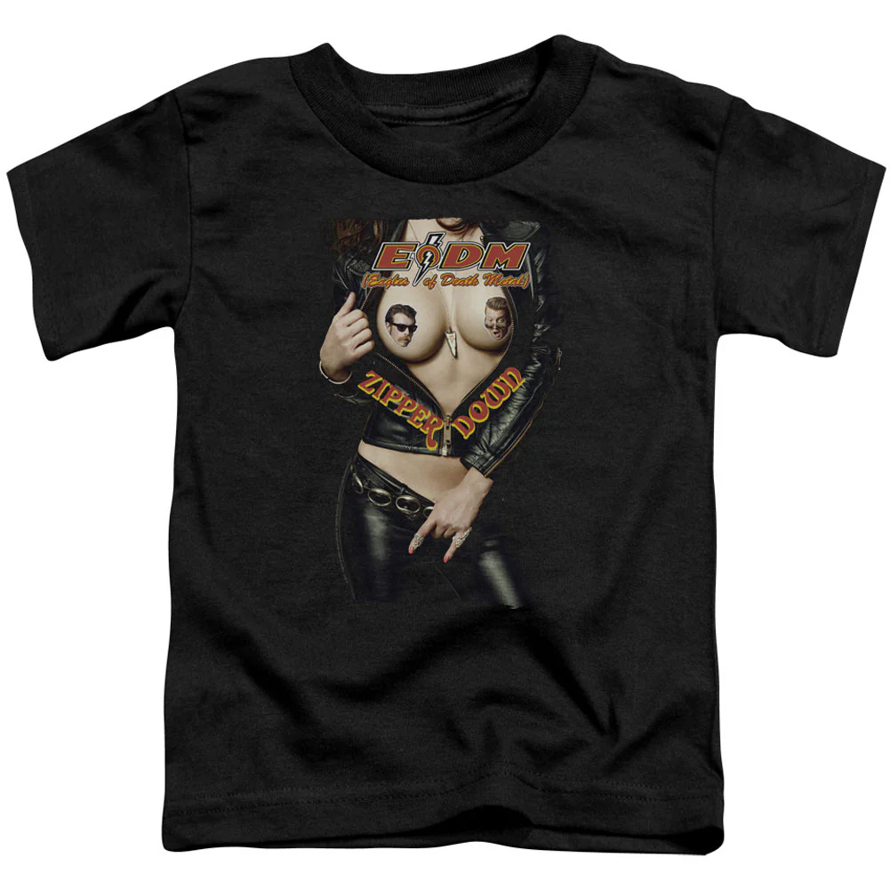 Zipper Down Toddler Childrens T-shirt