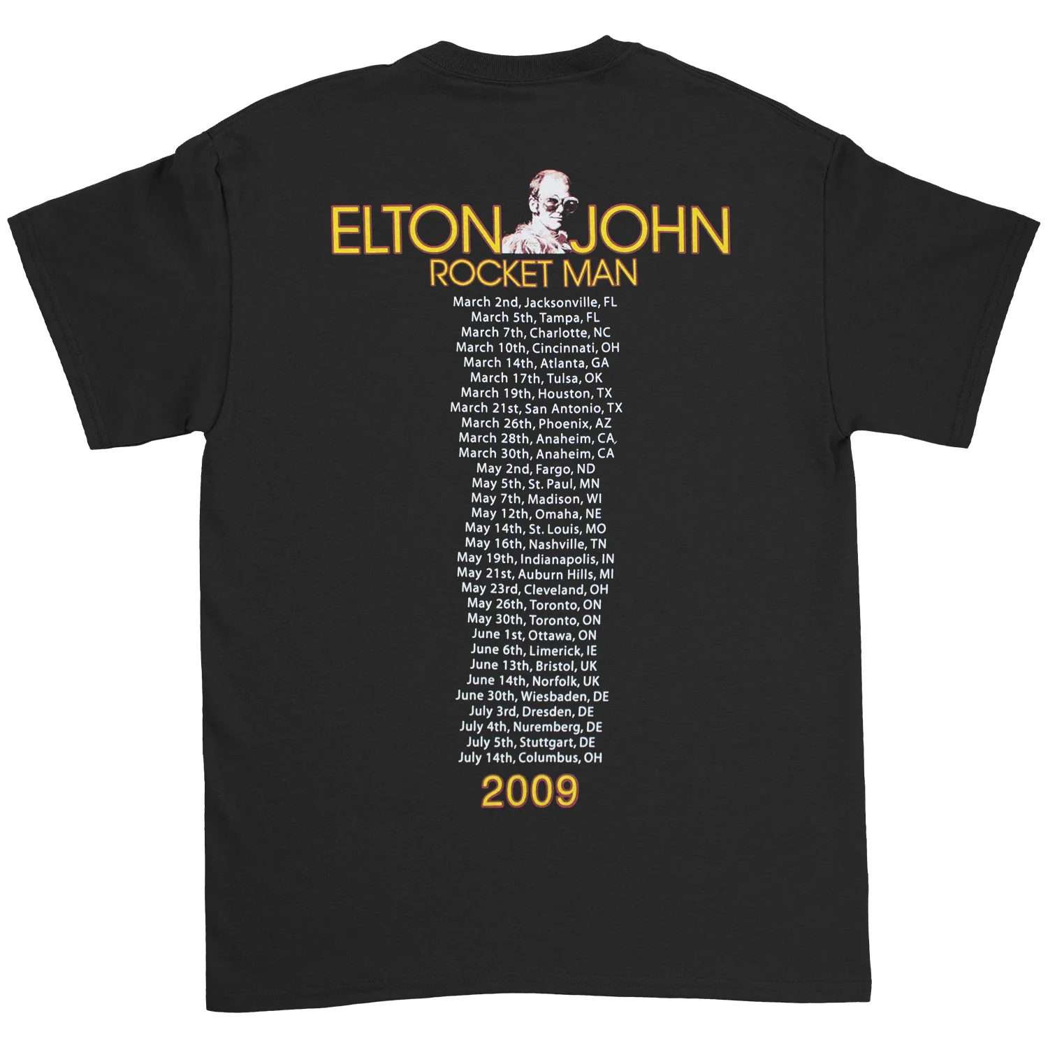 2009 Rocket Man Collage T-shirt - Image 2