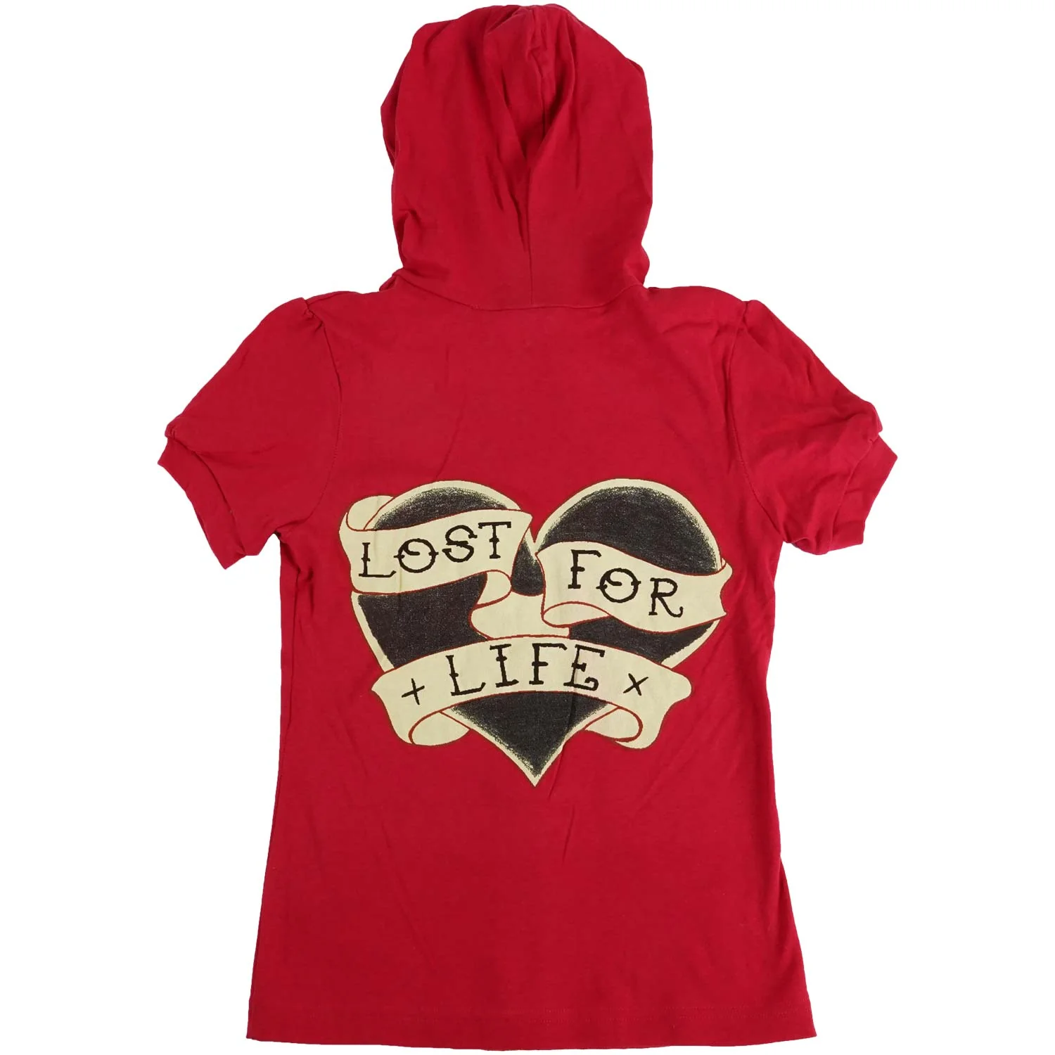 Poison Jr's Short Sleeve Hoodie Junior Top - Image 2