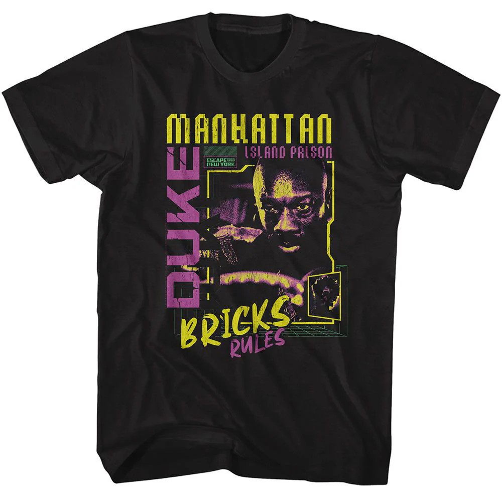 Escape Bricks Rules Island Prison T-shirt