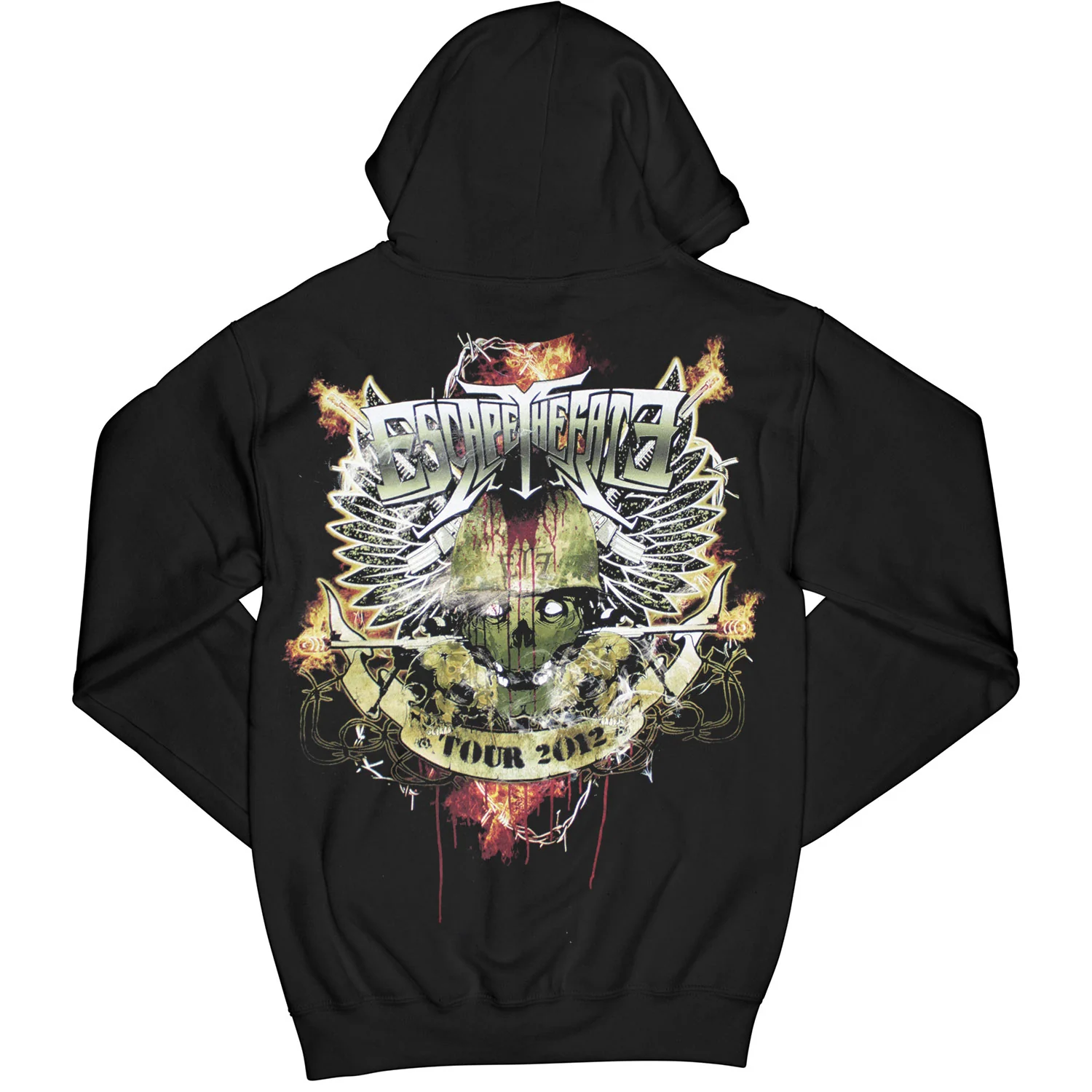 Tour 2012 Zippered Hooded Sweatshirt - Image 2