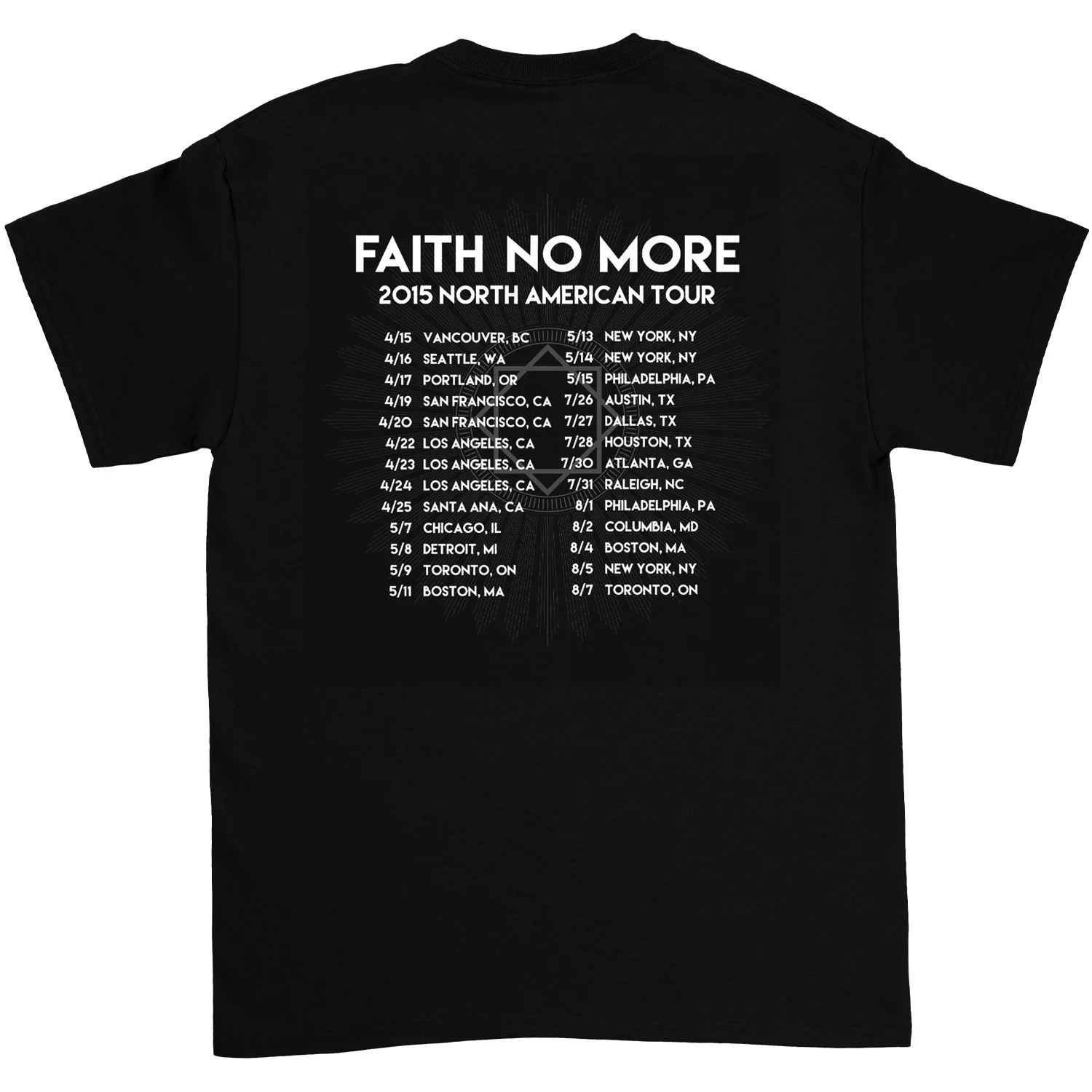 2015 N. American Tour T-shirt - Image 2