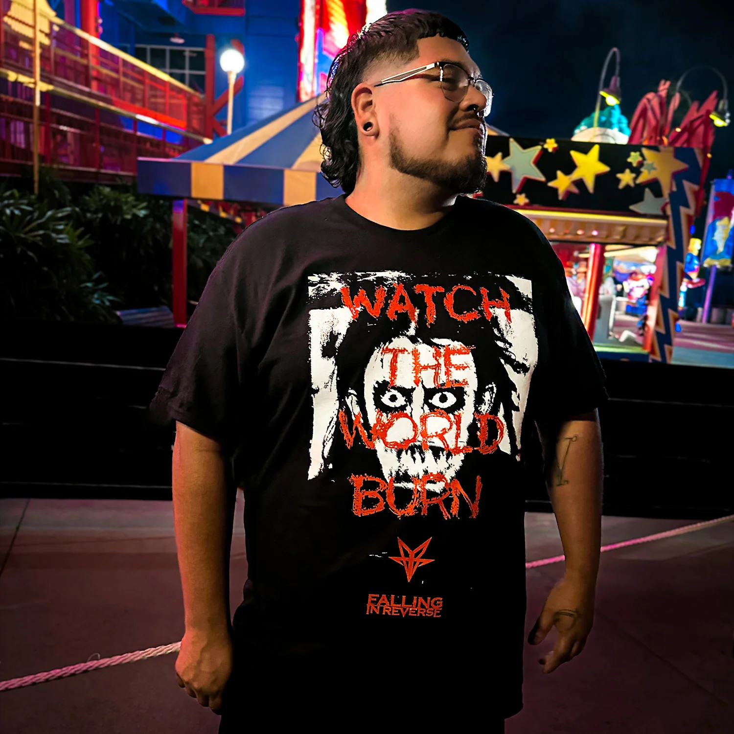 Watch The World Burn Horror Ronnie (Rockabilia Exclusive) T-shirt - Image 2
