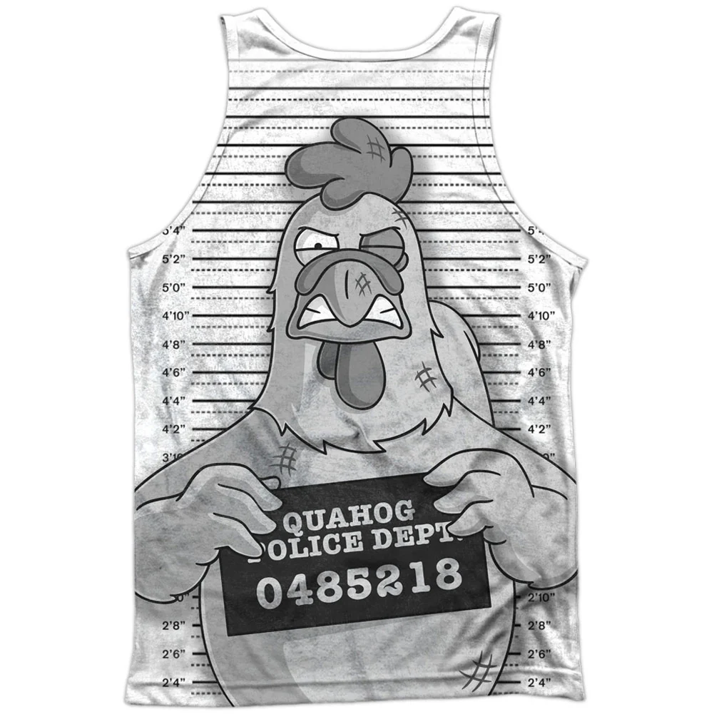 Mug Shot 100% Poly Front/Back Print Mens Tank - Image 2