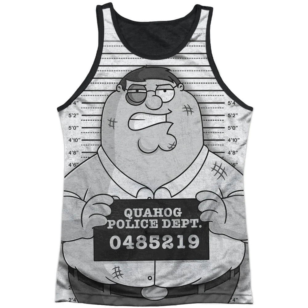 Mug Shot Black Back Mens Tank