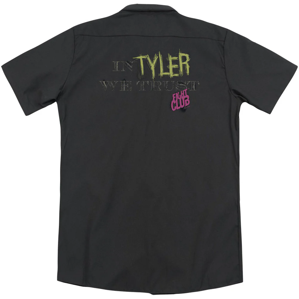 In Tyler We Trust(Back Print) Workshirt - Image 2