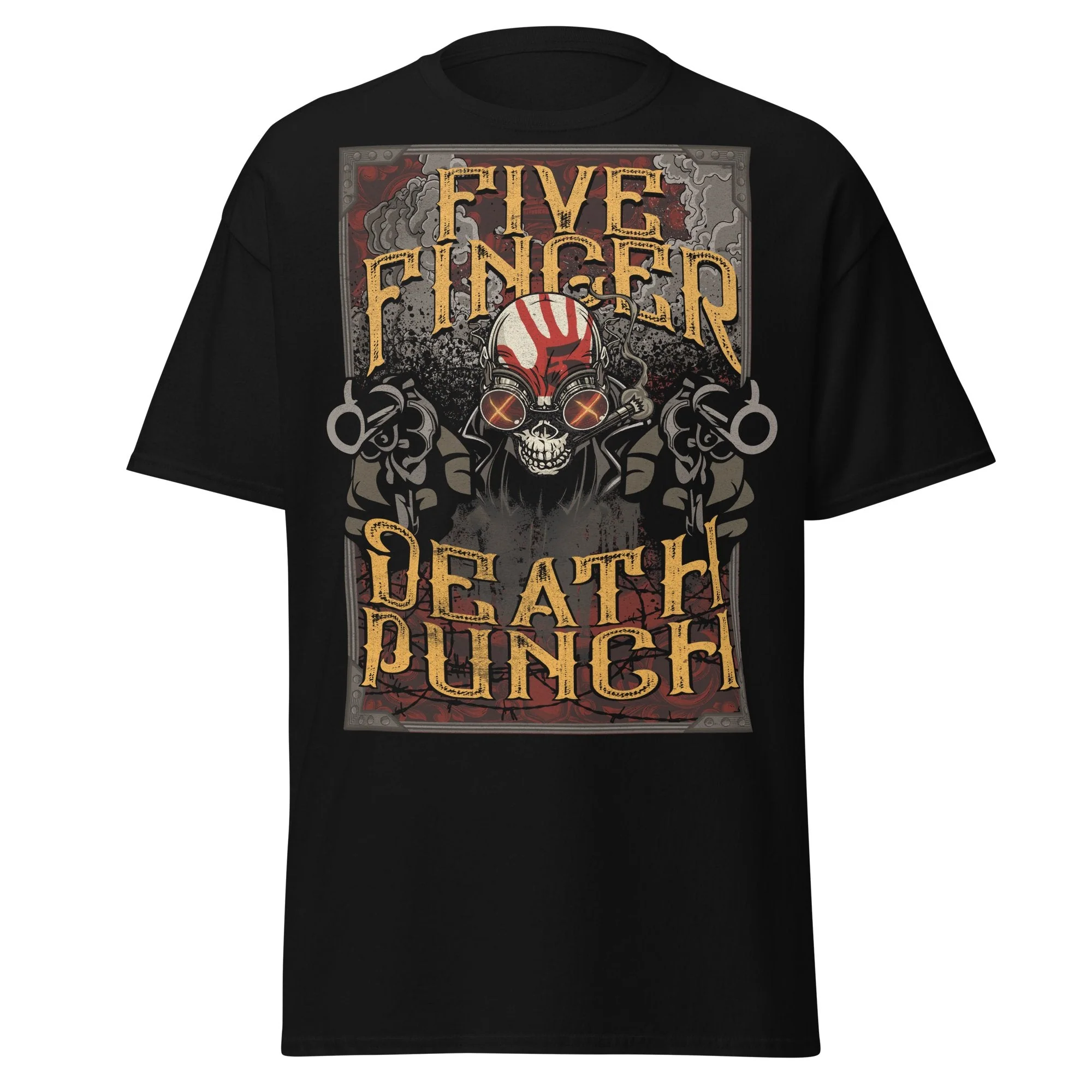 Five Finger Death Punch - Barrels Jumbo Print T-Shirt