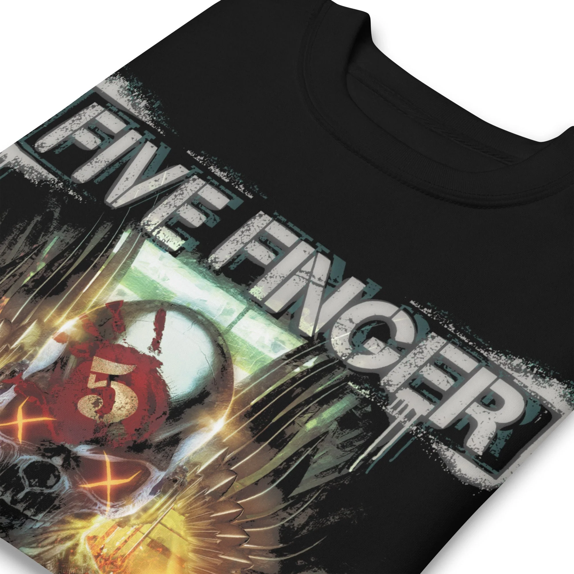 Five Finger Death Punch - Bot Heaven Jumbo Print Sweatshirt - Image 3