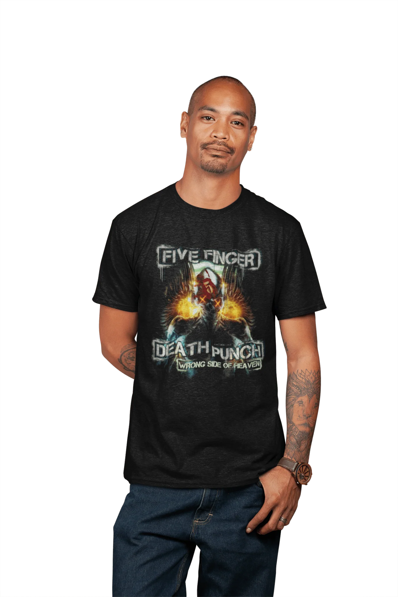 Five Finger Death Punch - Bot Heaven T-Shirt - Image 3