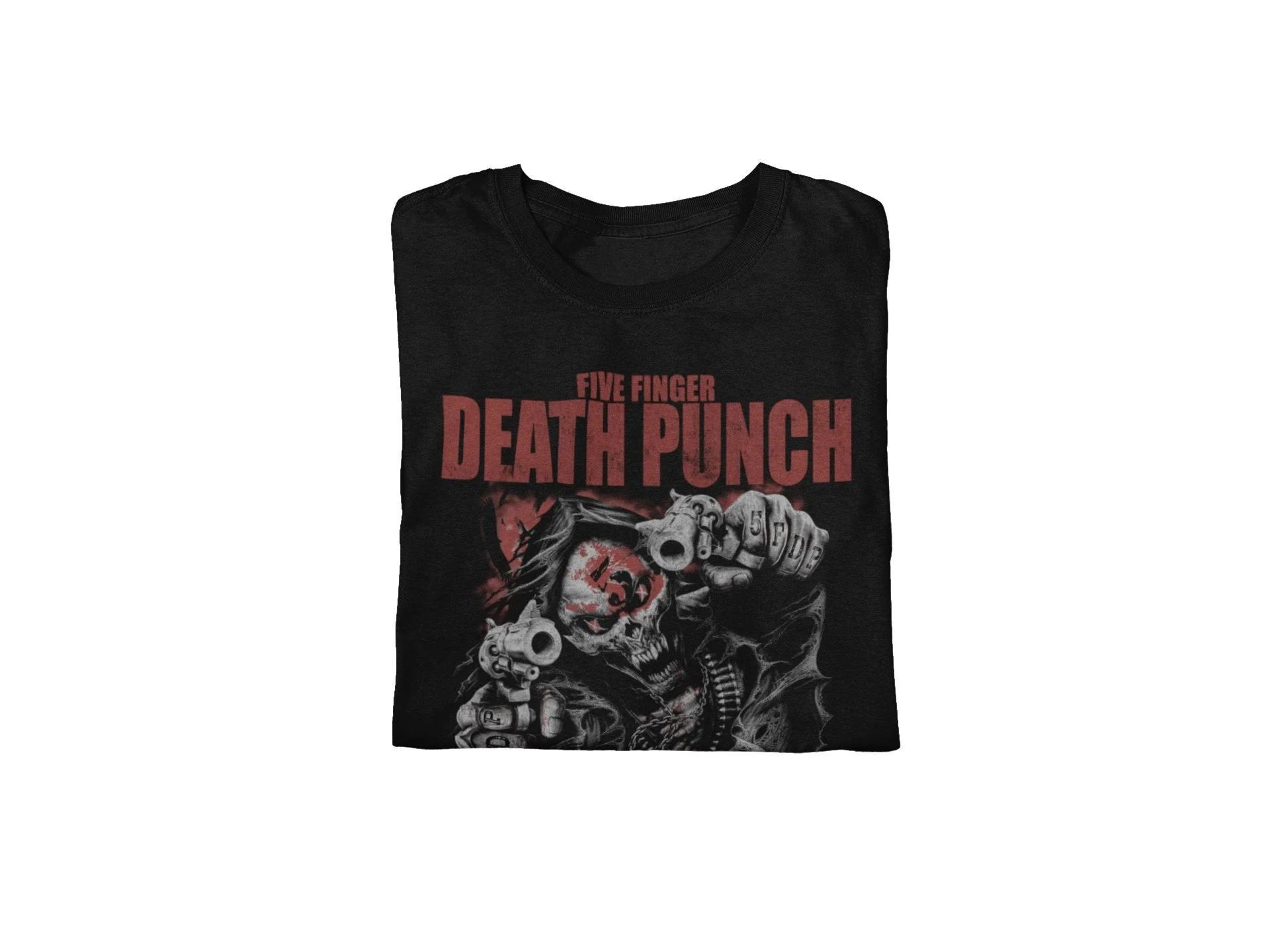 Five Finger Death Punch - Both Barrels Jumbo Print T-Shirt - Image 3
