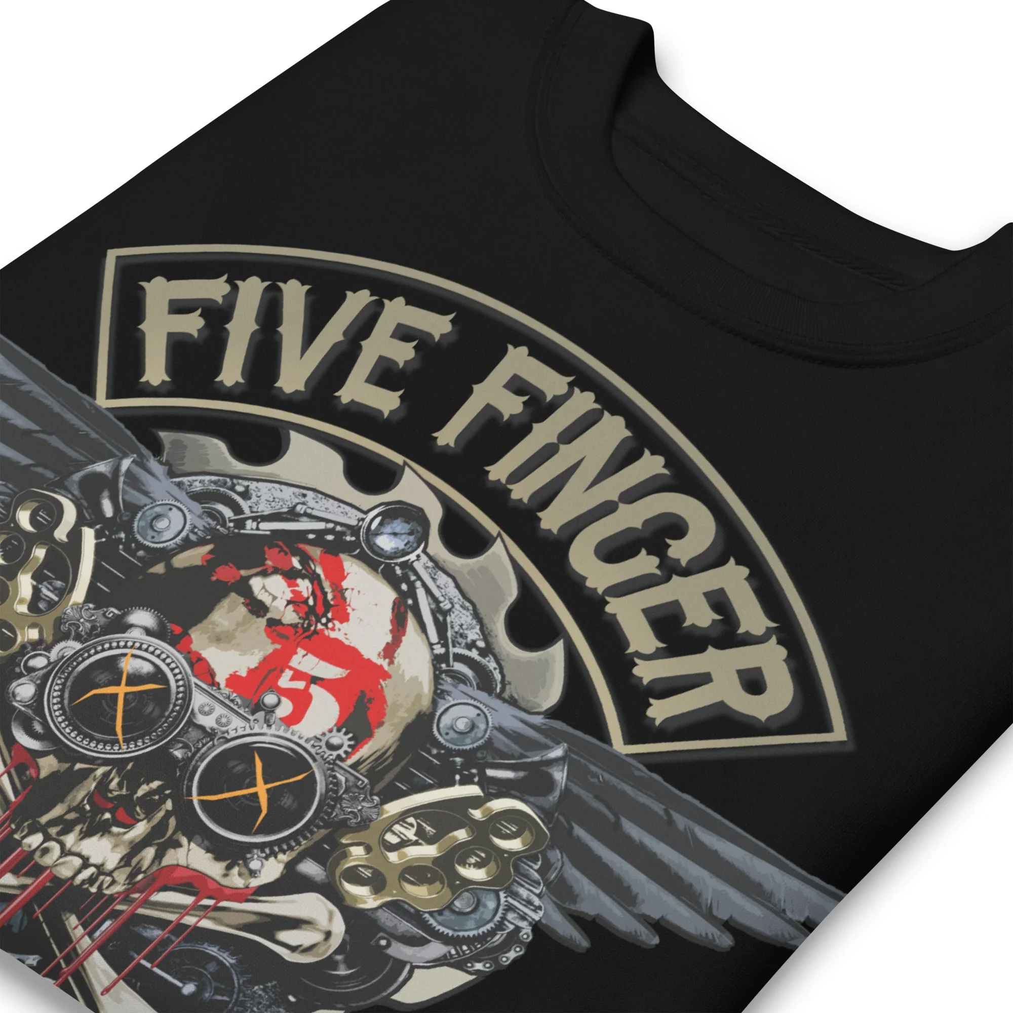 Five Finger Death Punch - Crossbones Jumbo Print Sweatshirt - Image 3