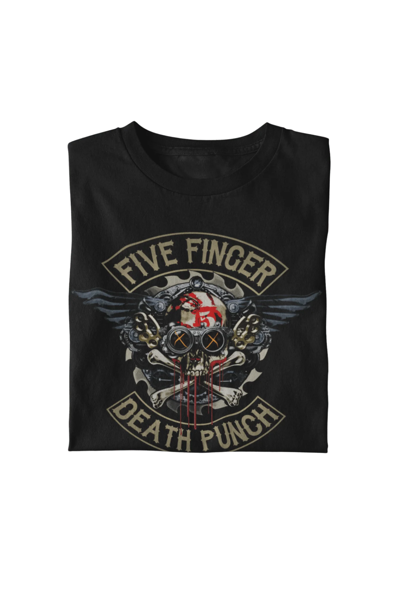Five Finger Death Punch - Crossbones T-Shirt - Image 2