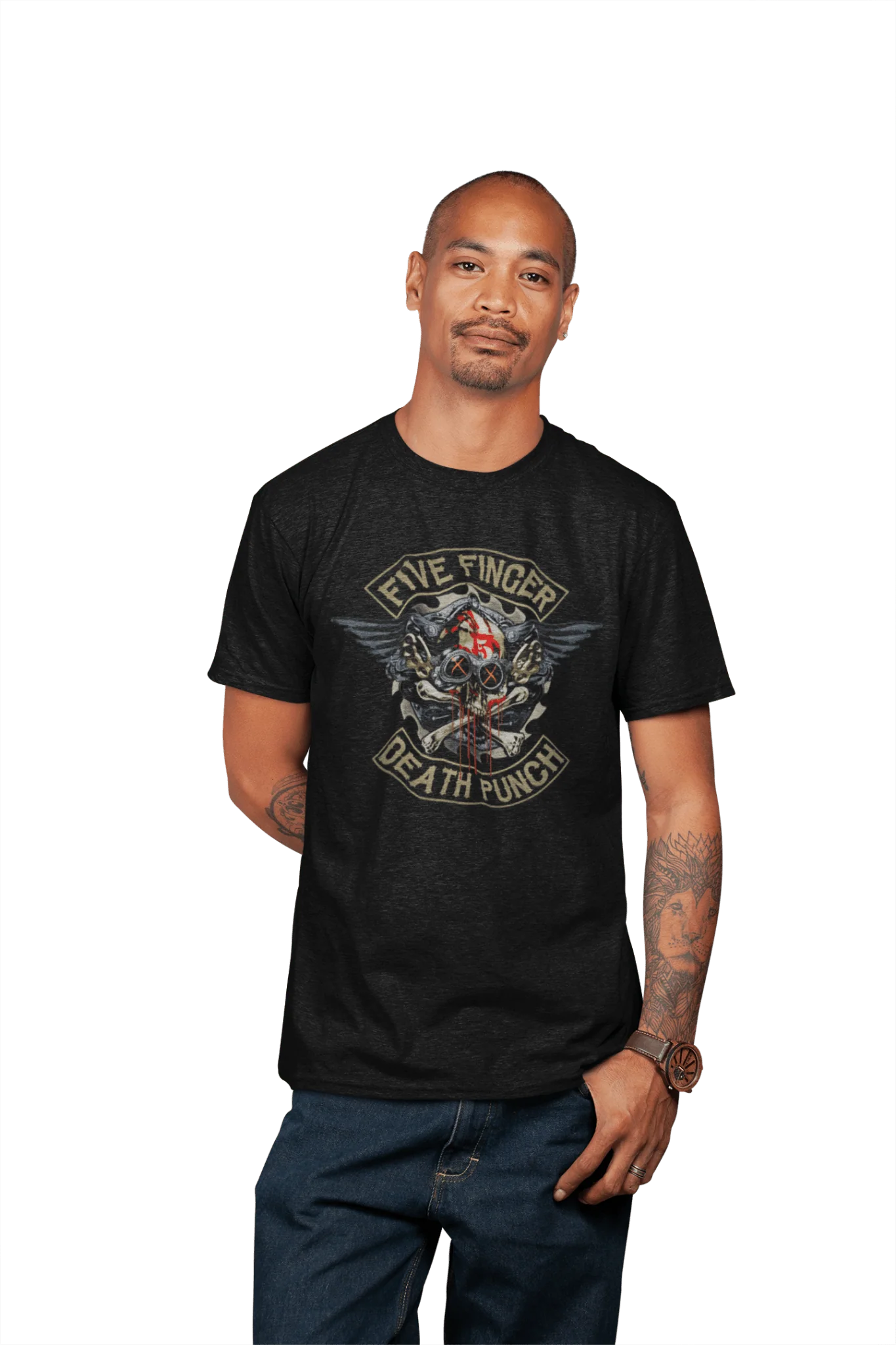 Five Finger Death Punch - Crossbones T-Shirt - Image 3