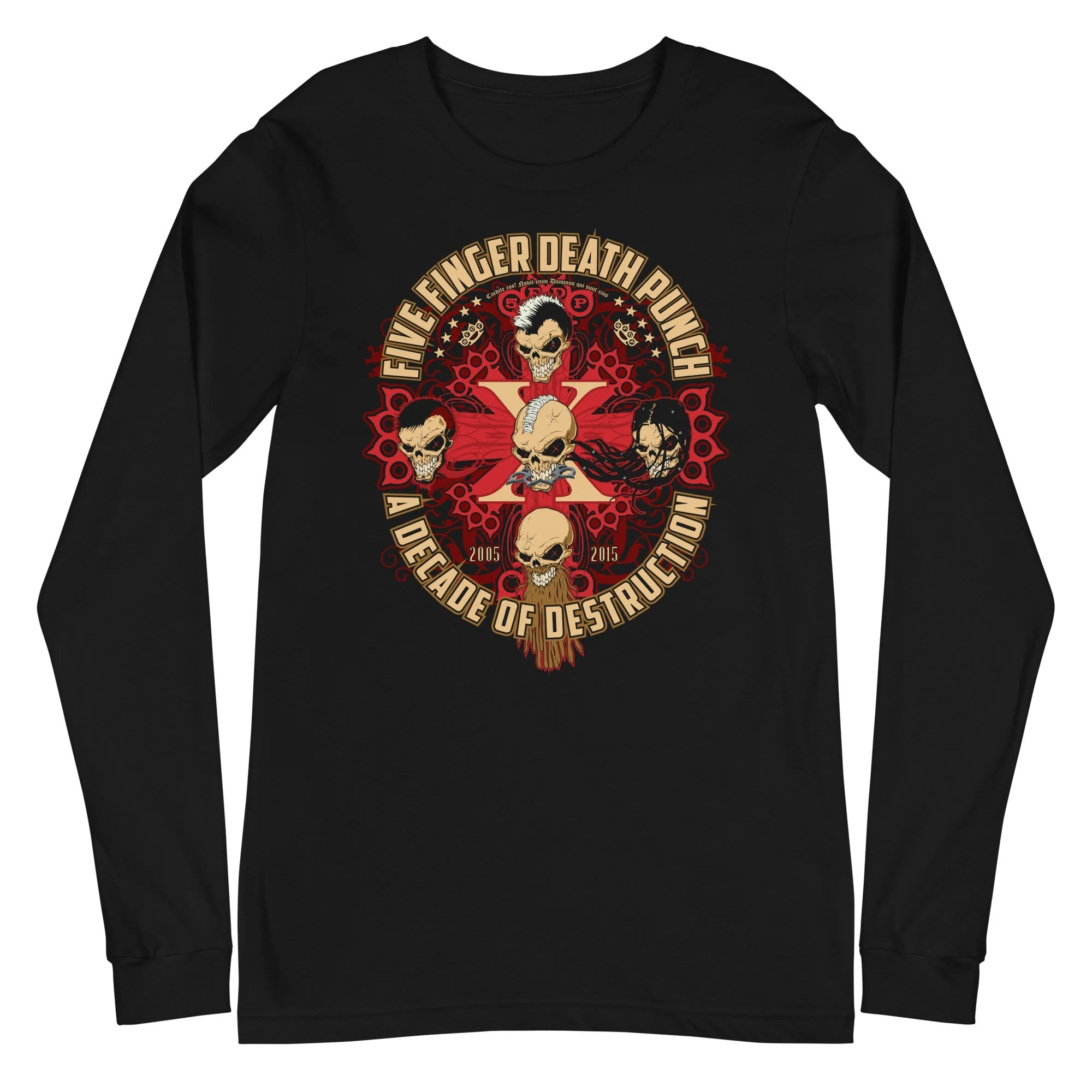 Five Finger Death Punch - Decade of Destruction Long Sleeve T-Shirt