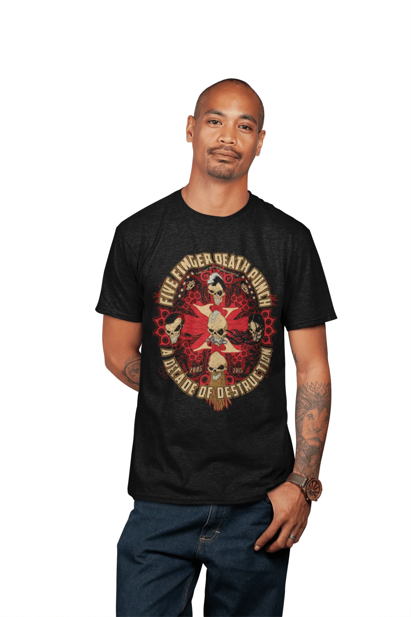 Five Finger Death Punch - Decade of Destruction T-Shirt - Image 2