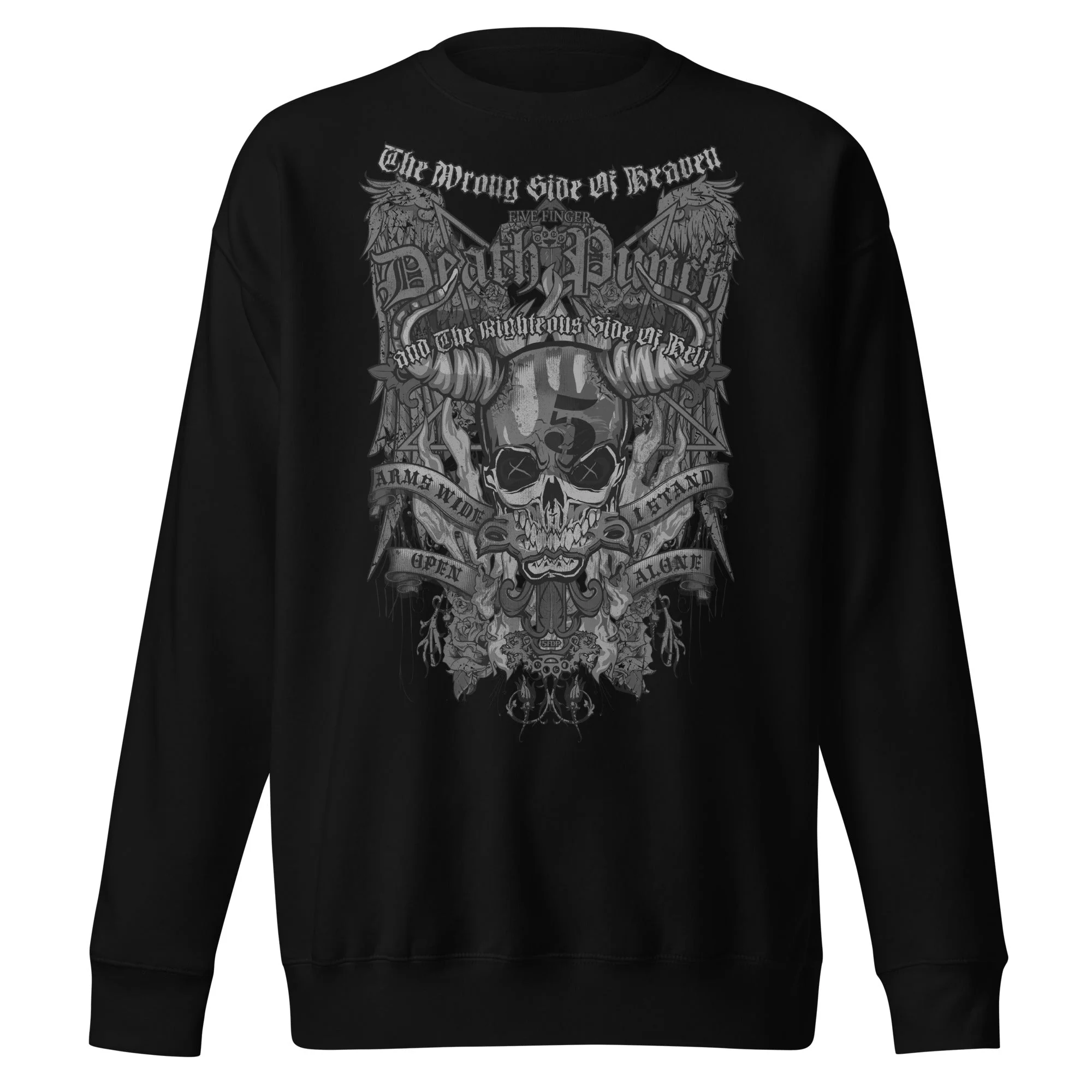 Five Finger Death Punch - Righteous Side of Evil Jumbo Print Sweatshirt