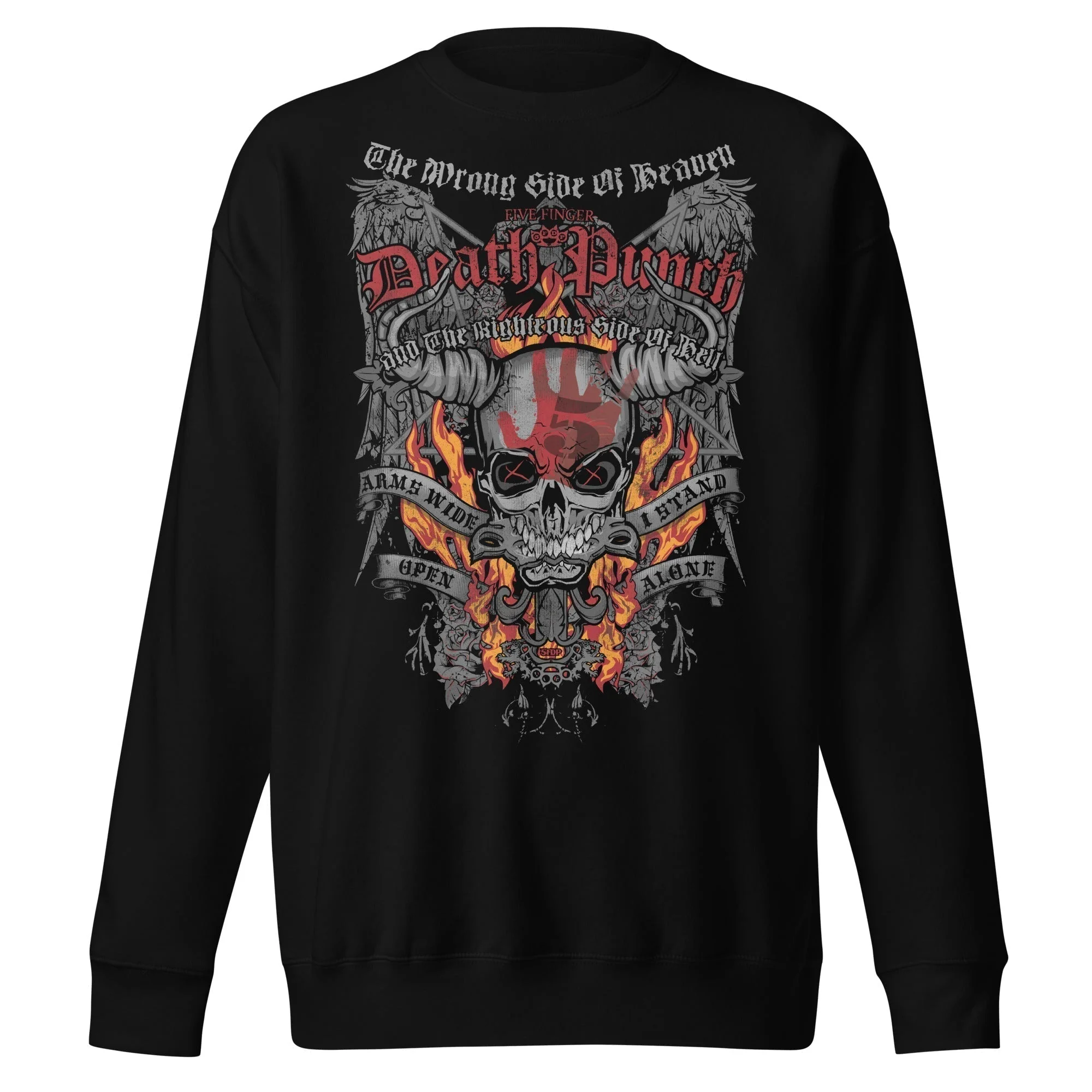 Five Finger Death Punch - Wrong or Righteous Jumbo Print Sweatshirt