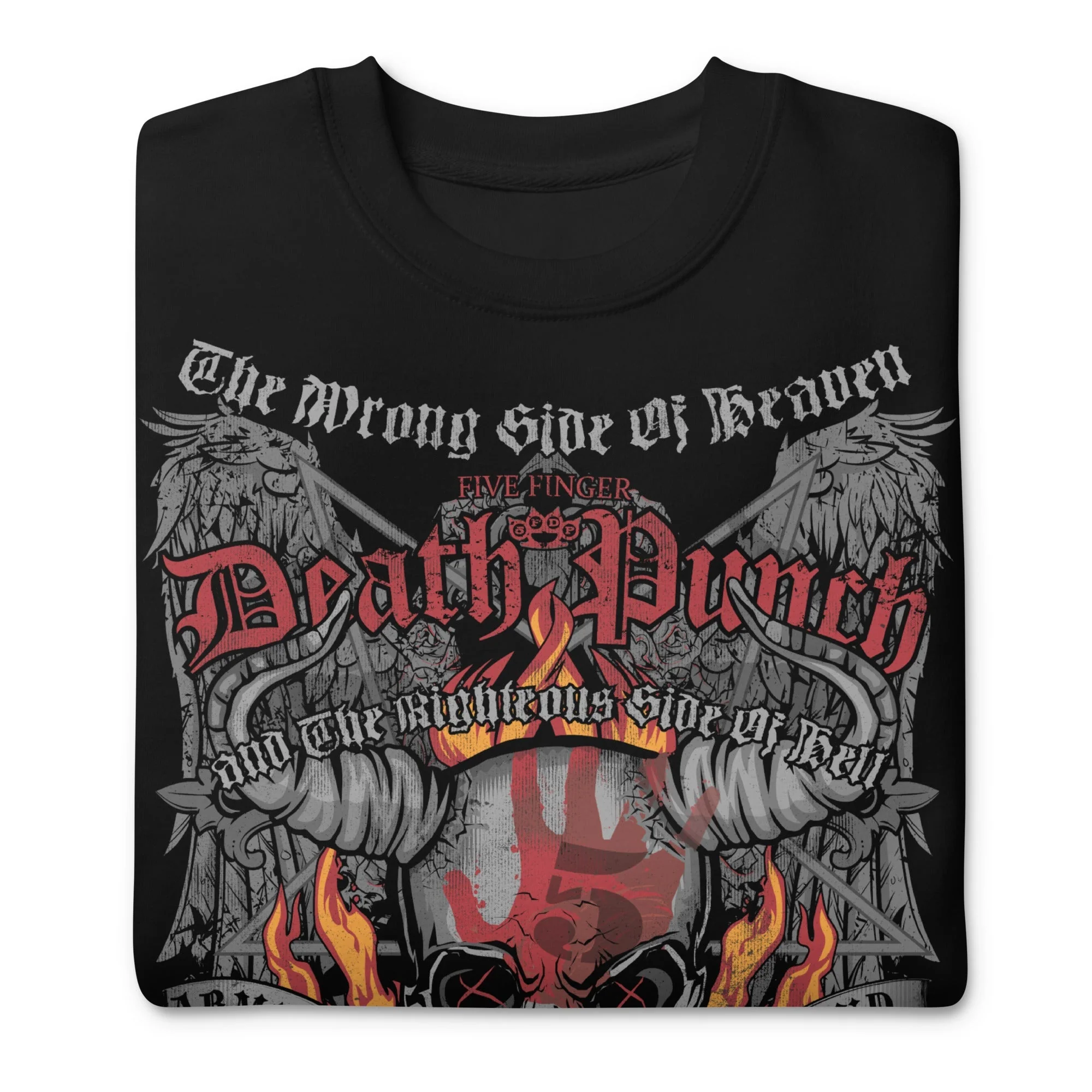 Five Finger Death Punch - Wrong or Righteous Jumbo Print Sweatshirt - Image 2