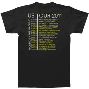 US Tour 2011 (Only 1 Available) Slim Fit T-shirt - Image 2