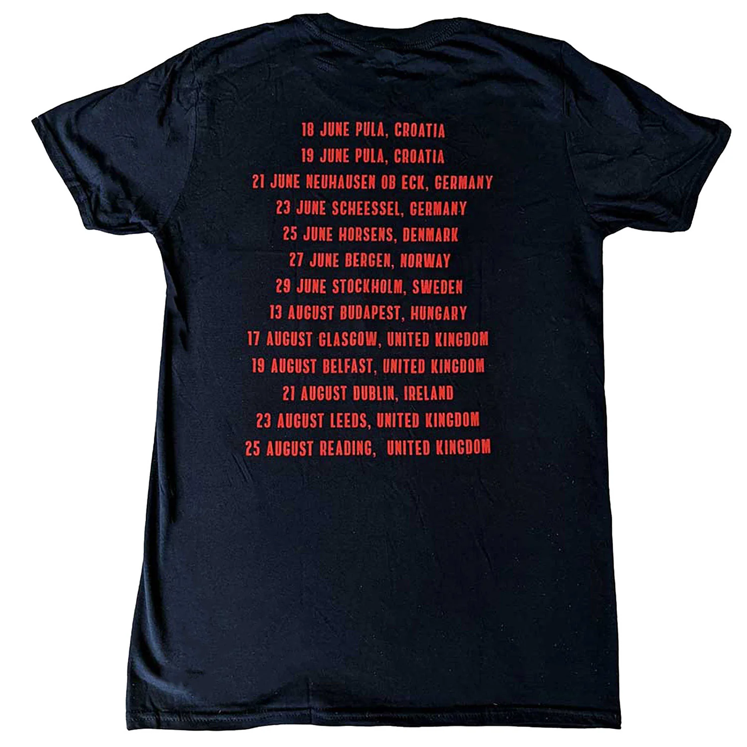 Concrete & Gold 2019 European Tour T-shirt - Image 2