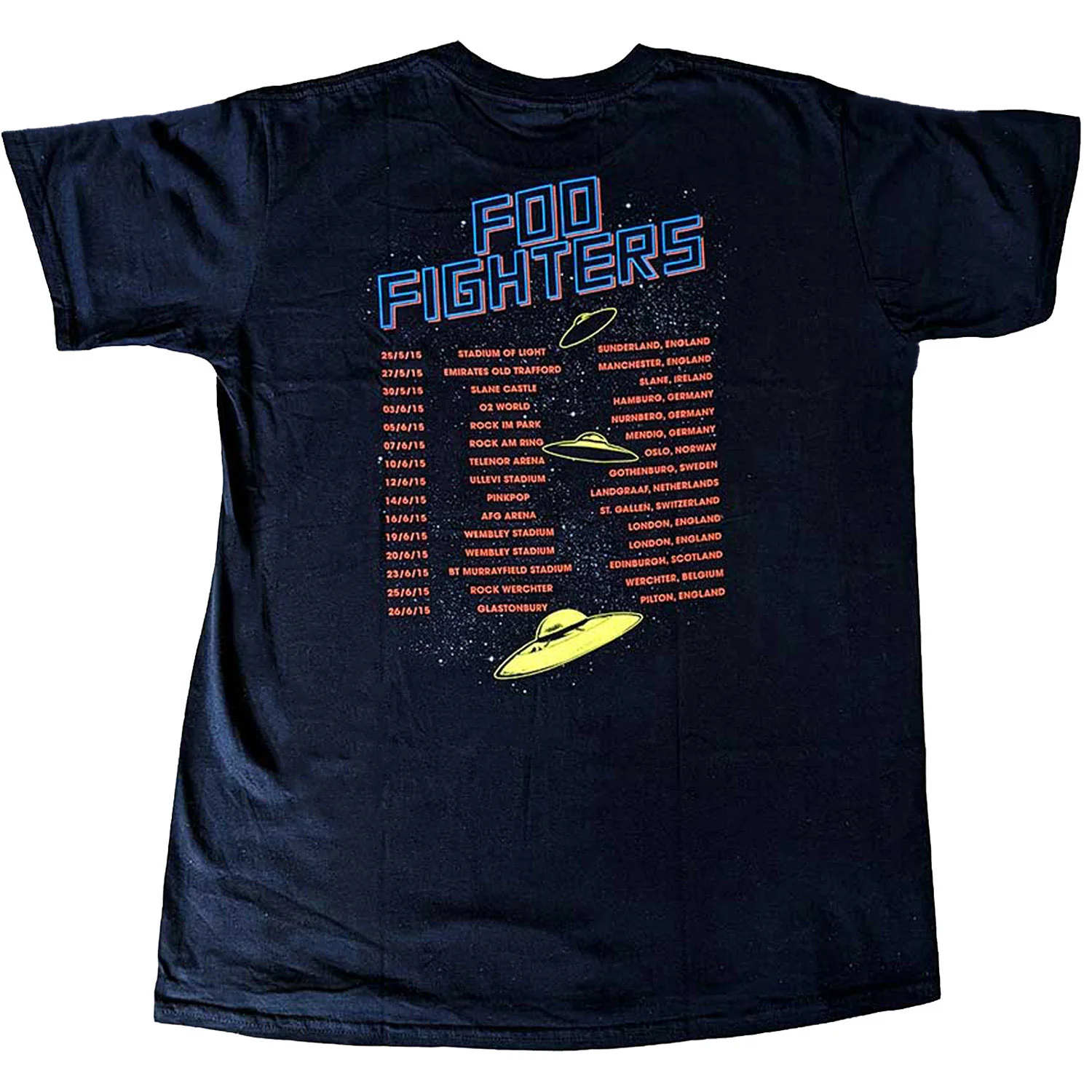 Ufos 2015 European Tour T-shirt - Image 2