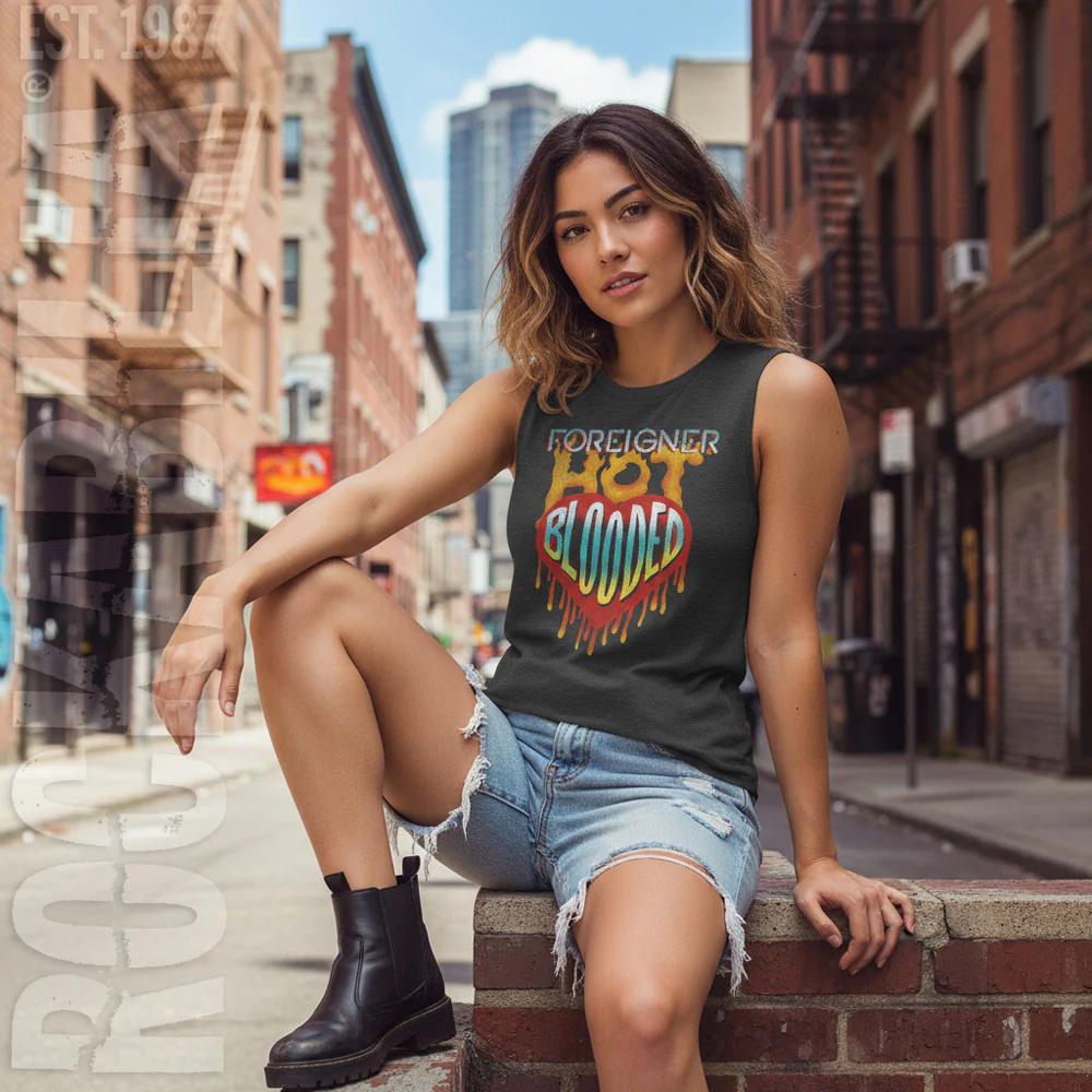 Foreigner Hot Blooded Womens Tank - Image 2