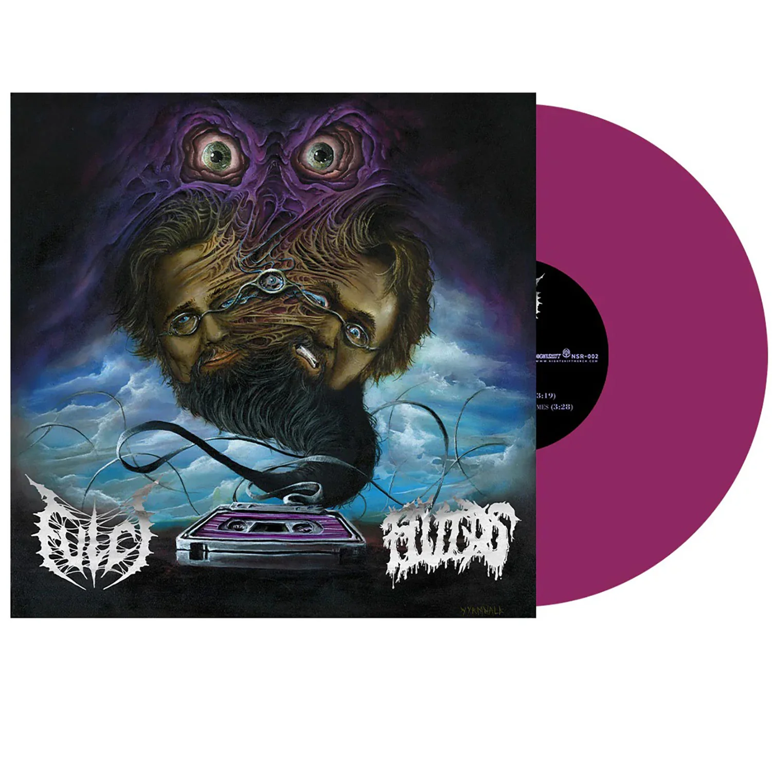 Fulci / Fluids - Split 7" Touch Of Purple Vinyl