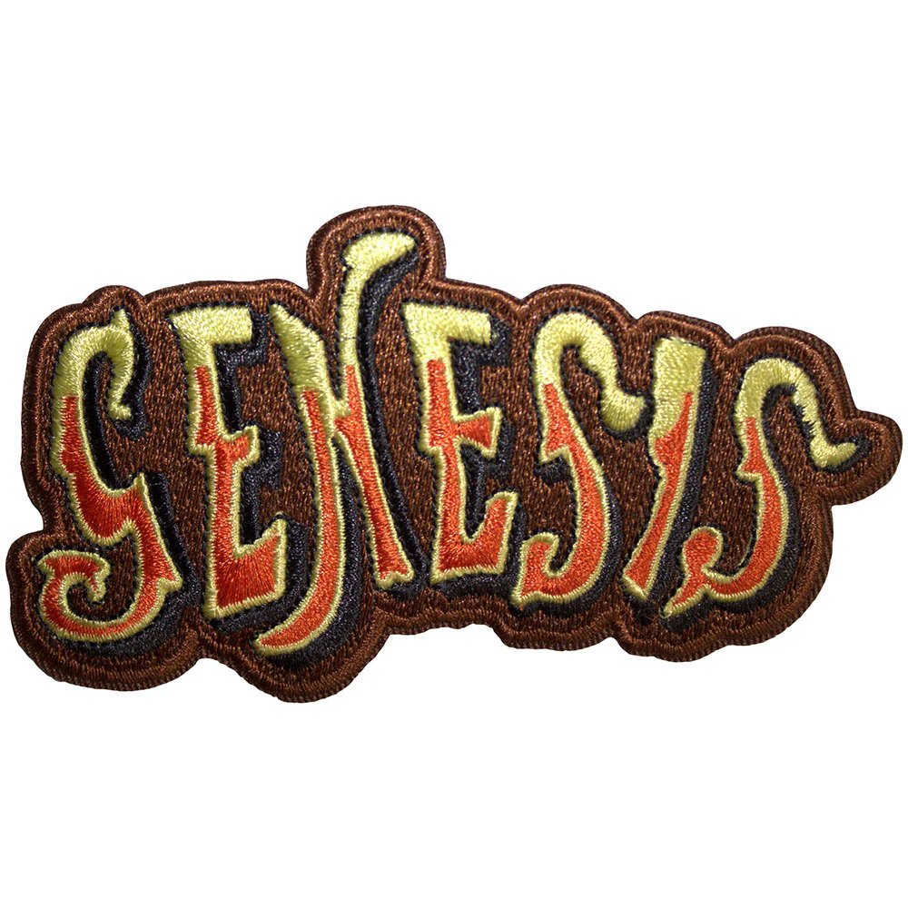 Classic Logo Cut-out Orange Woven Patch