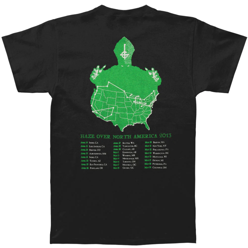 Haze Over North America 2013 Tour T-shirt - Image 2