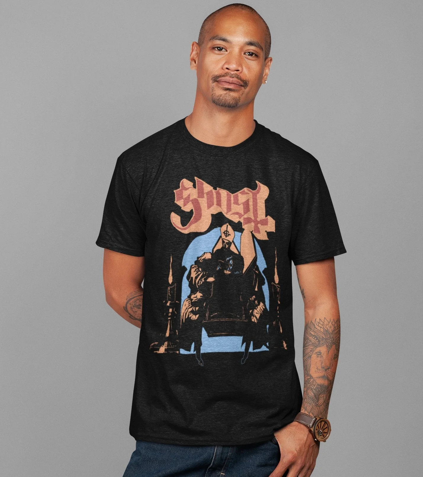 Ghost - Darkness Jumbo Print T-Shirt - Image 2