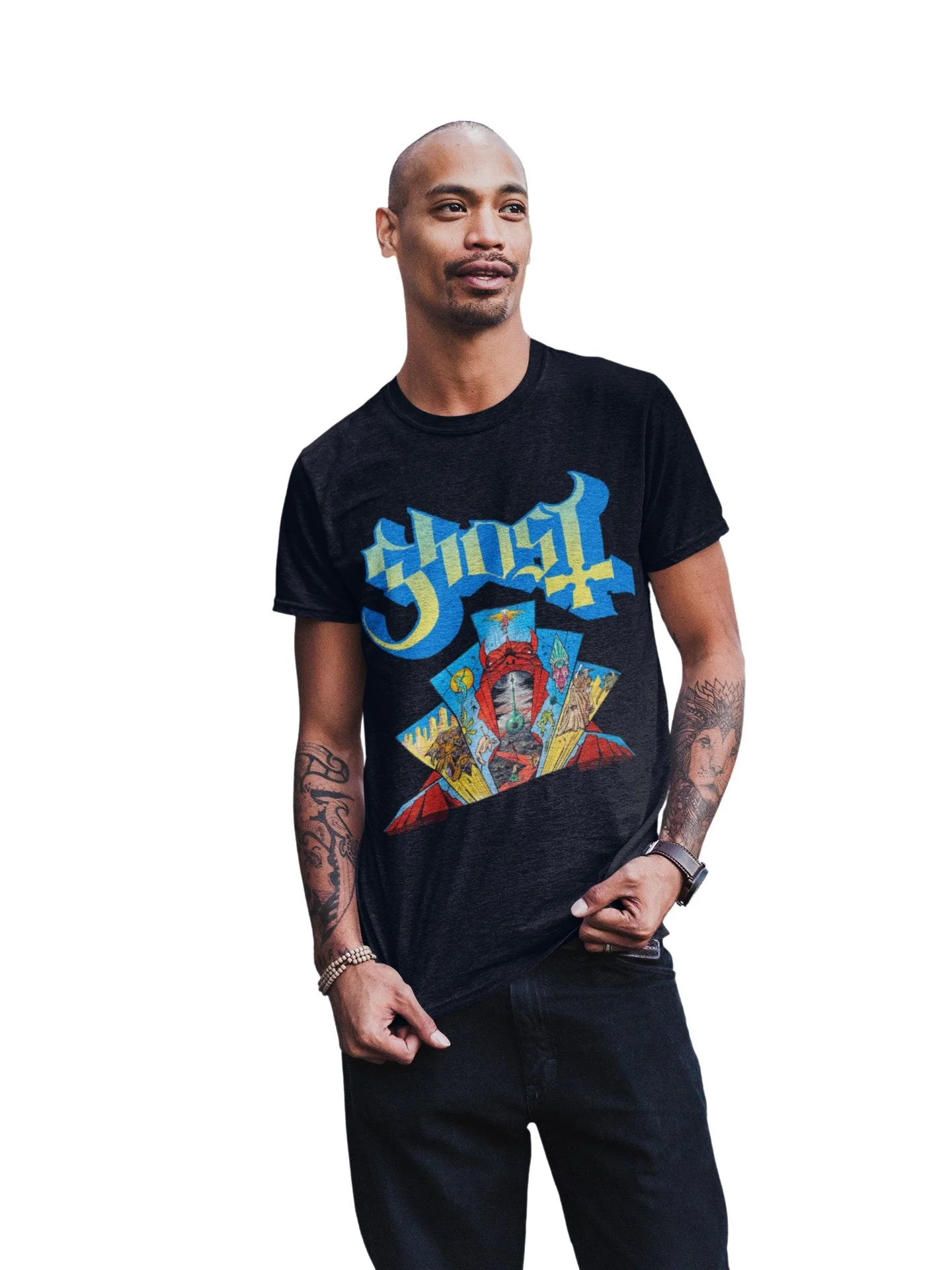 Ghost - Devil's Mouth Jumbo Print T-Shirt - Image 2