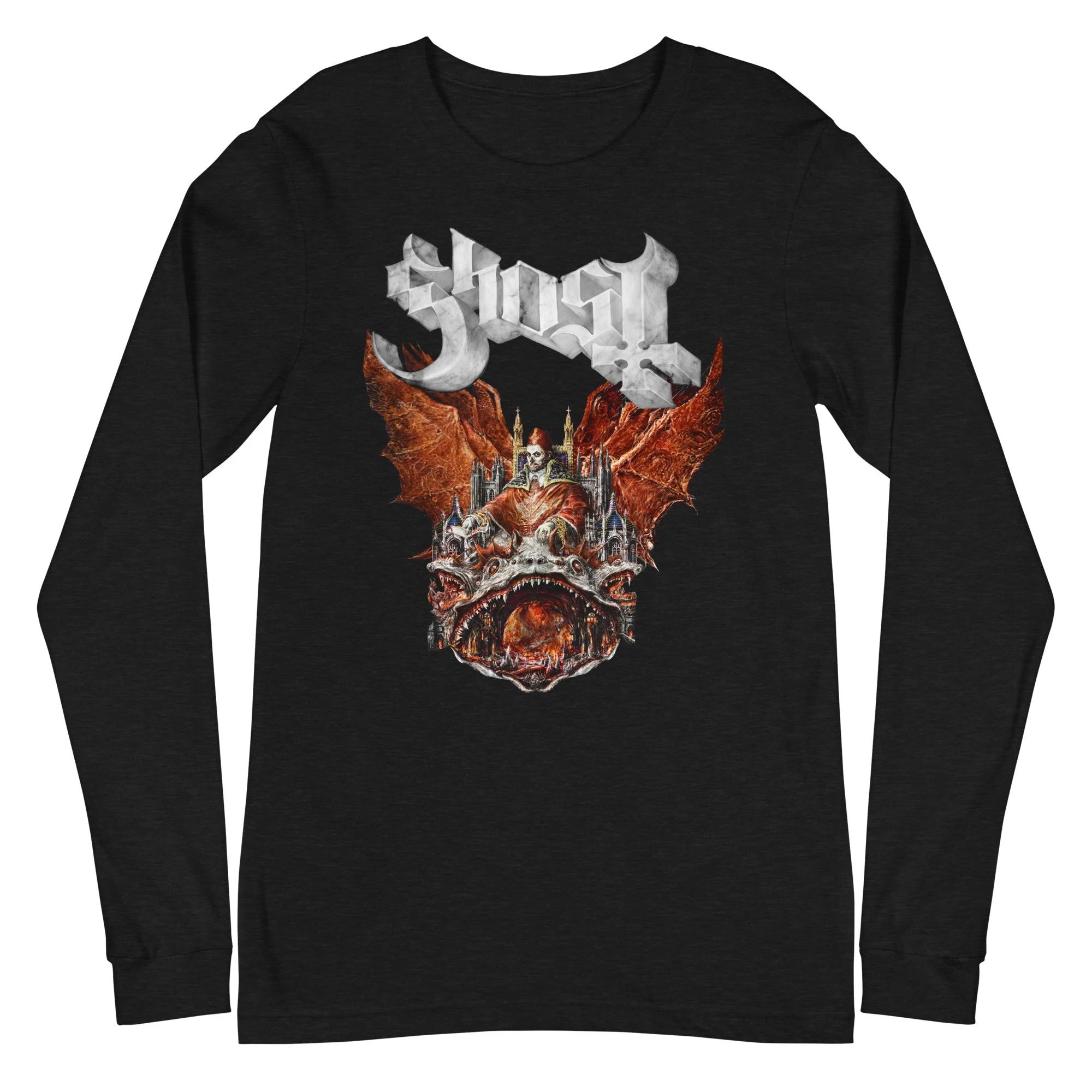 Ghost - Gilded Logo Long Sleeve T-Shirt