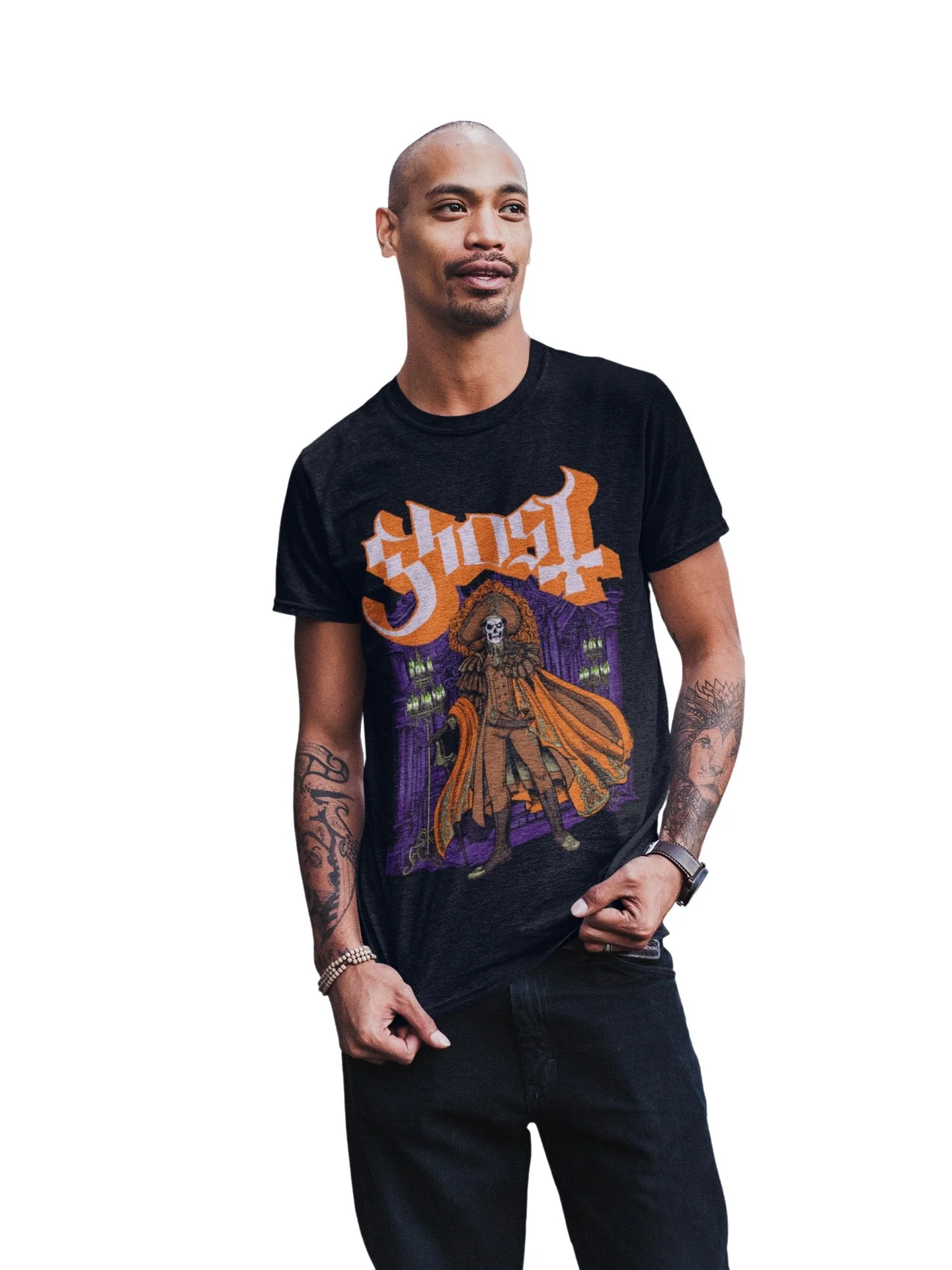 Ghost - Orange Cape T-Shirt - Image 3