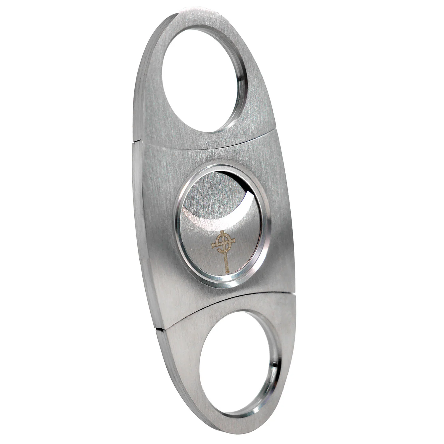 Stainless Steel Cigar Cutter (Rockabilia Exclusive) Refillable Lighter - Image 3