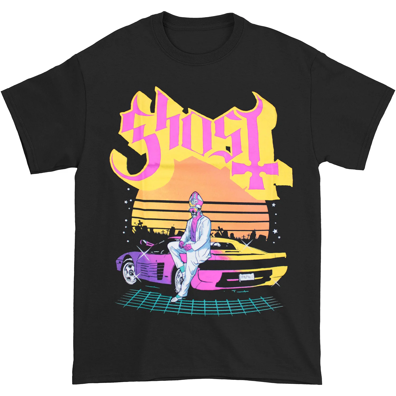 Synthwave Papa T-shirt