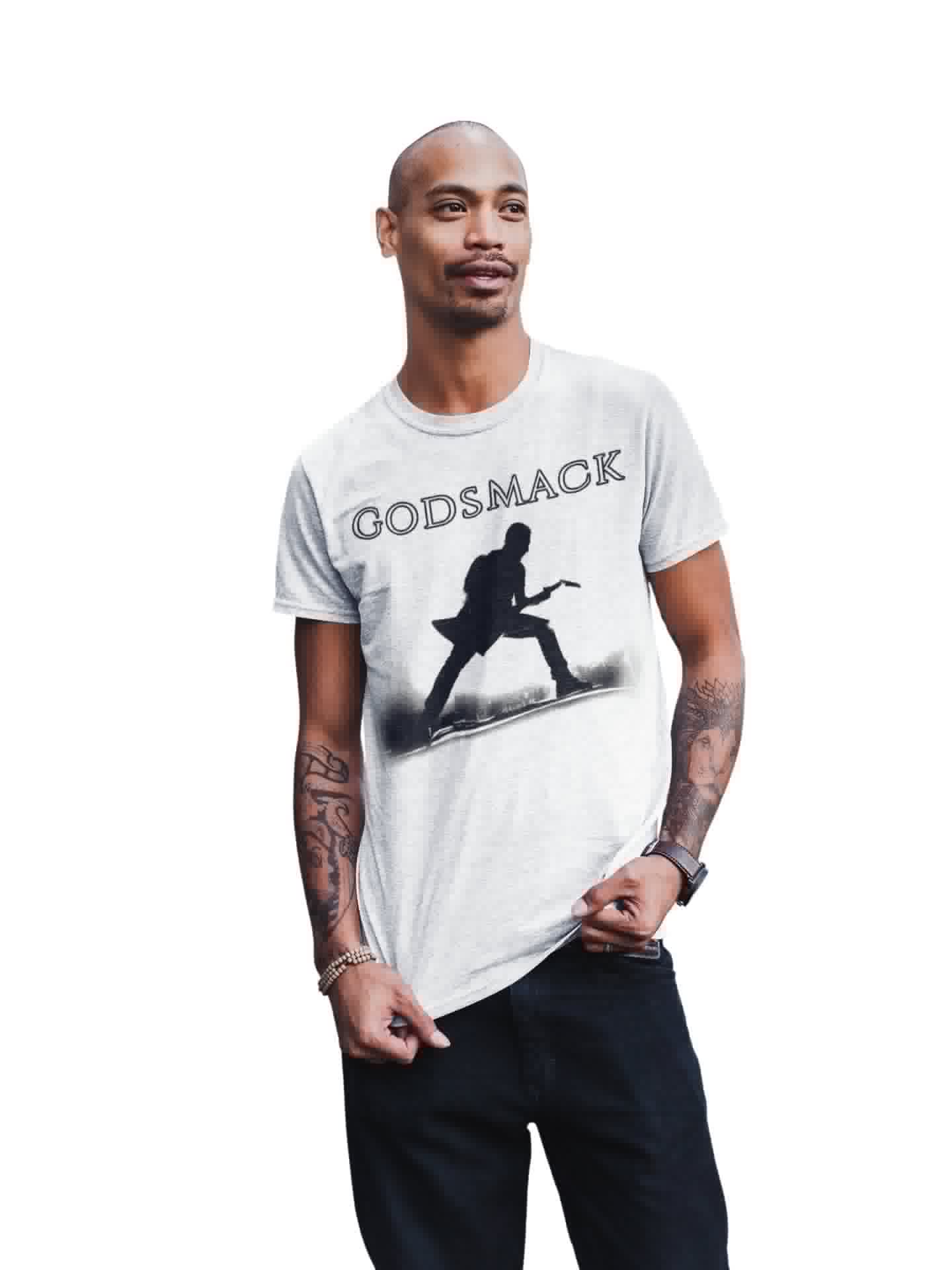 Godsmack - Lean In Sillouhete Jumbo Print T-Shirt - Image 2