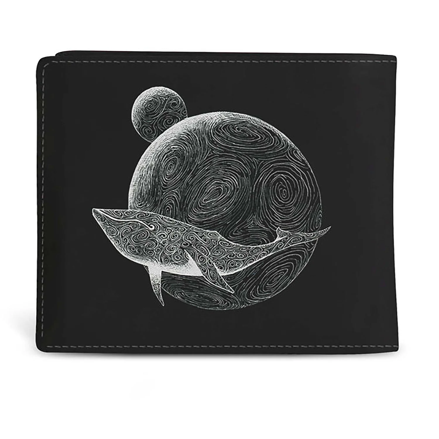 Flying Whale Bi-Fold Wallet - Image 2
