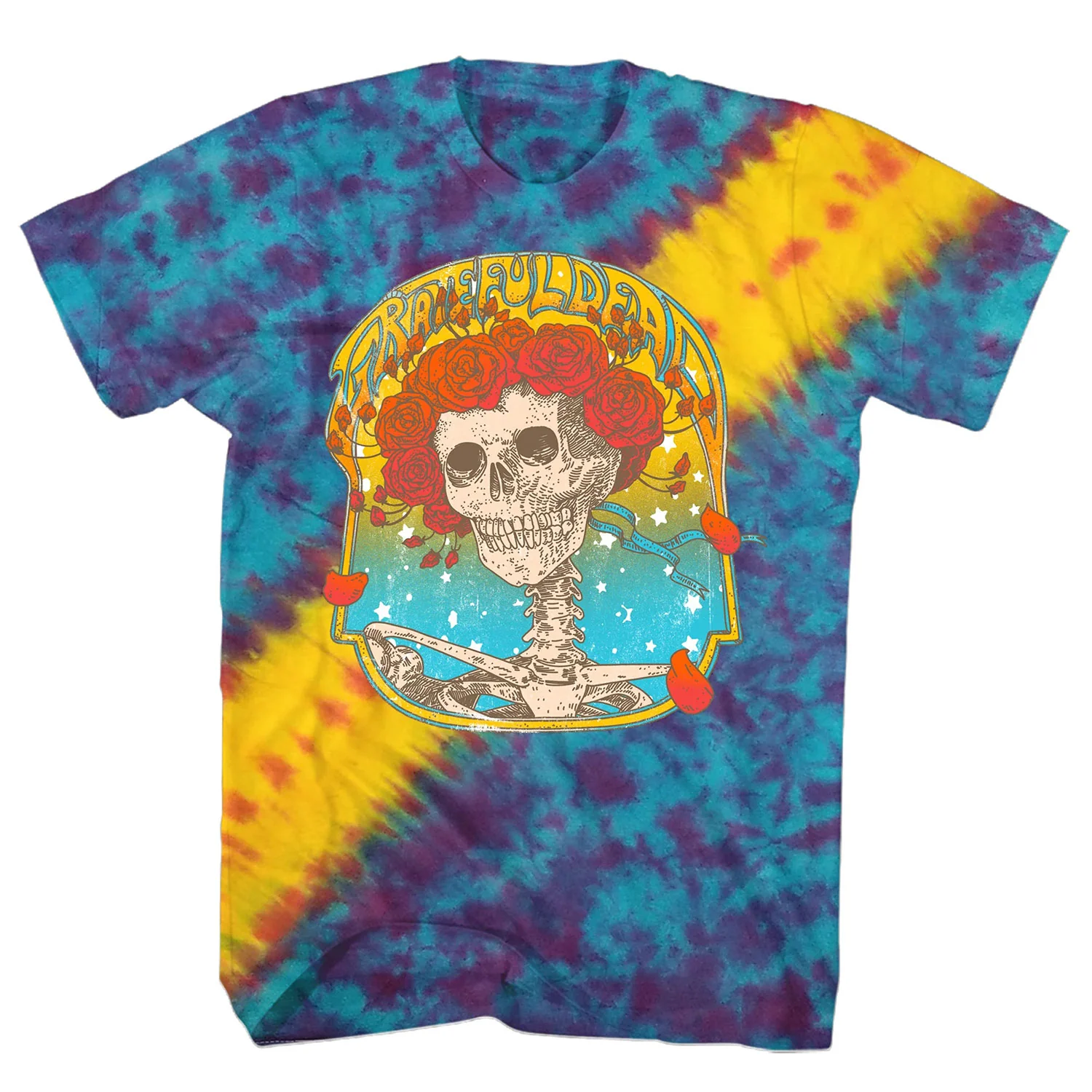 Bertha Vertical Washed Tee Tie Dye T-shirt