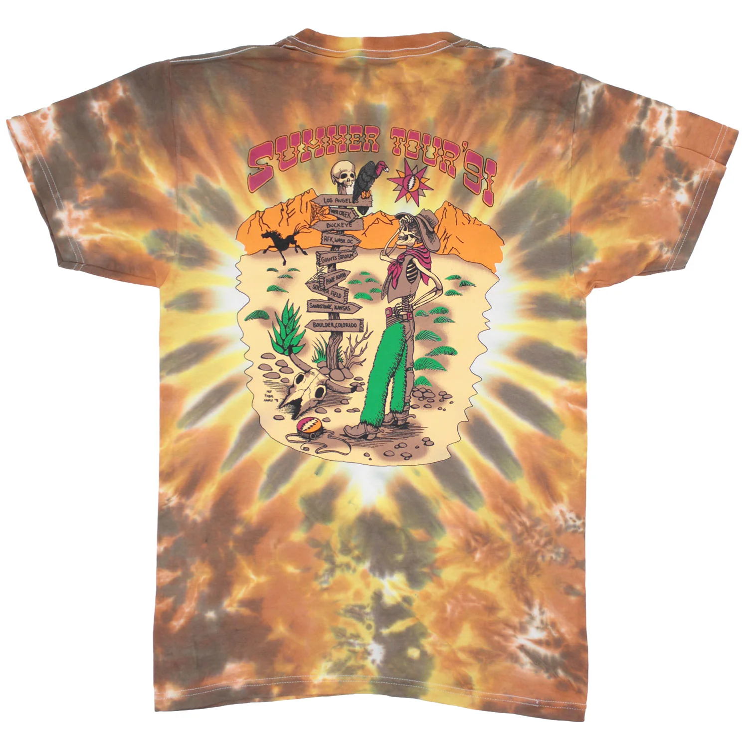 Bronco Billy Tie Dye T-shirt - Image 2
