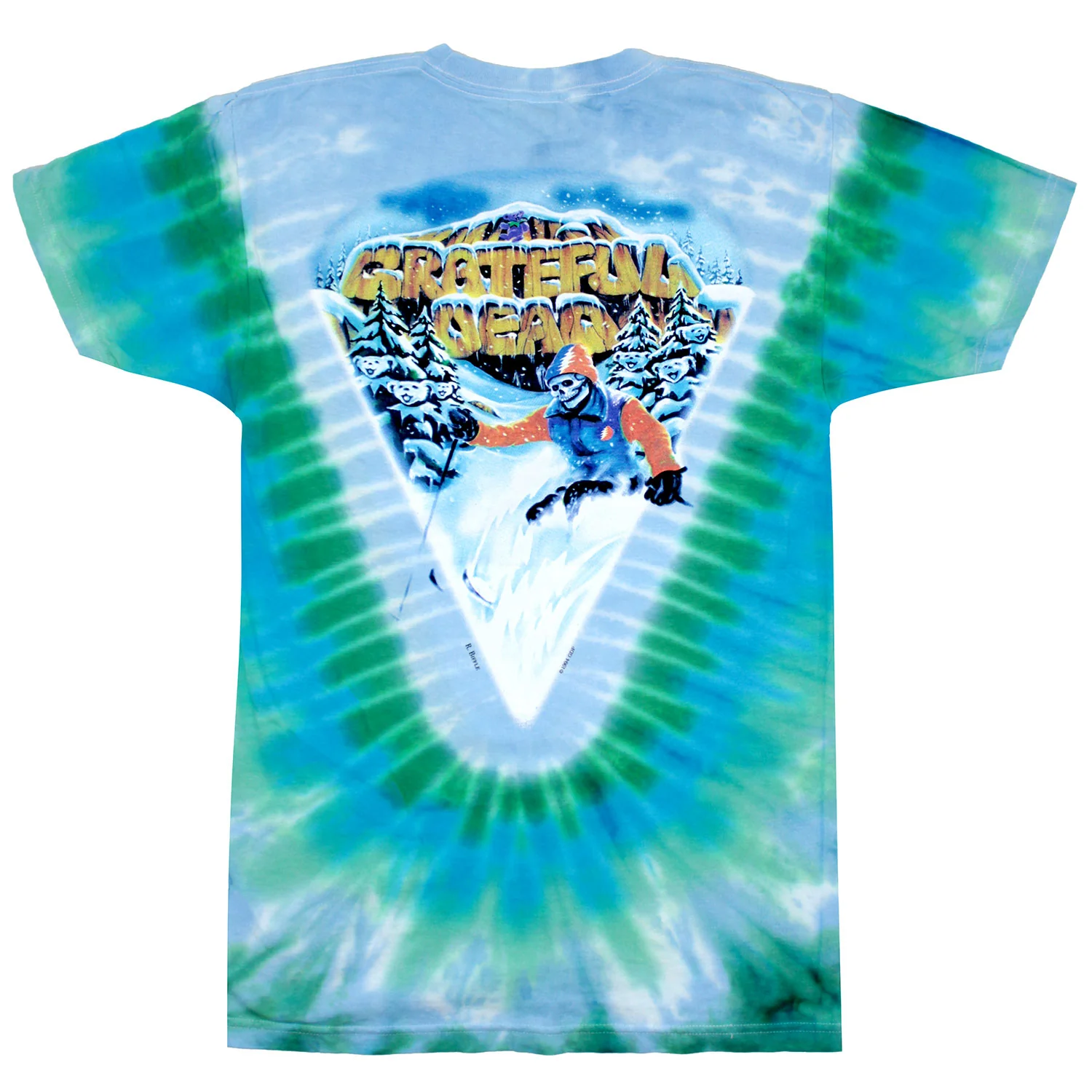 Heliskier Tie Dye T-shirt - Image 2