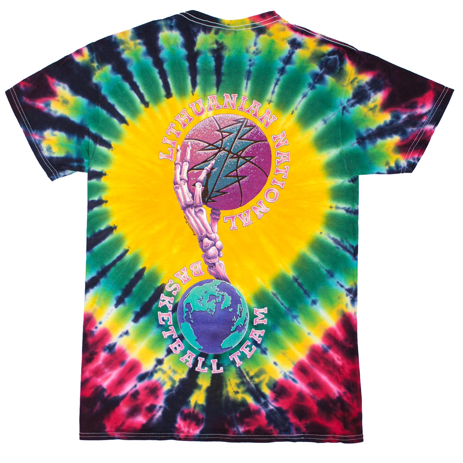 Lithuania Tie Dye T-shirt - Image 2