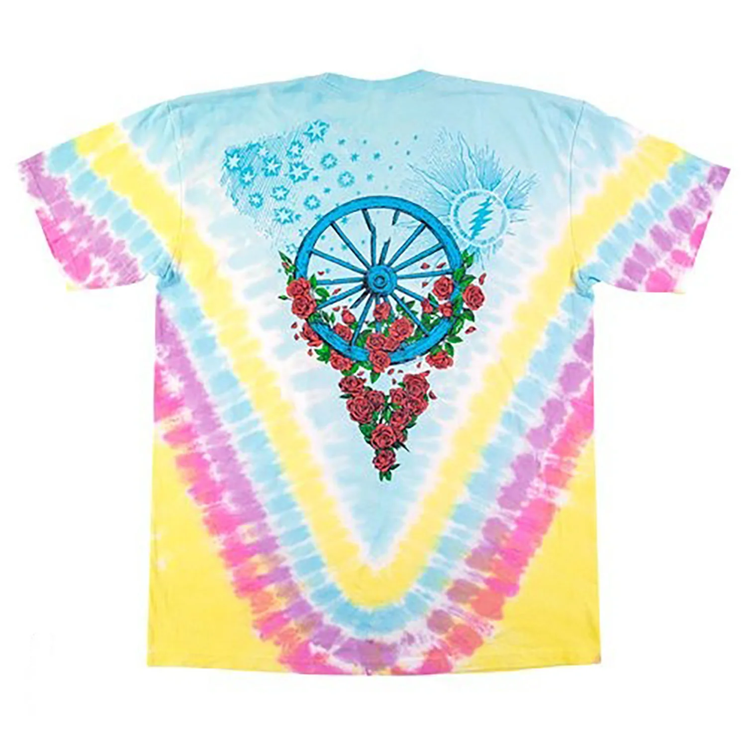 Rose Garden Tie Dye T-shirt - Image 2