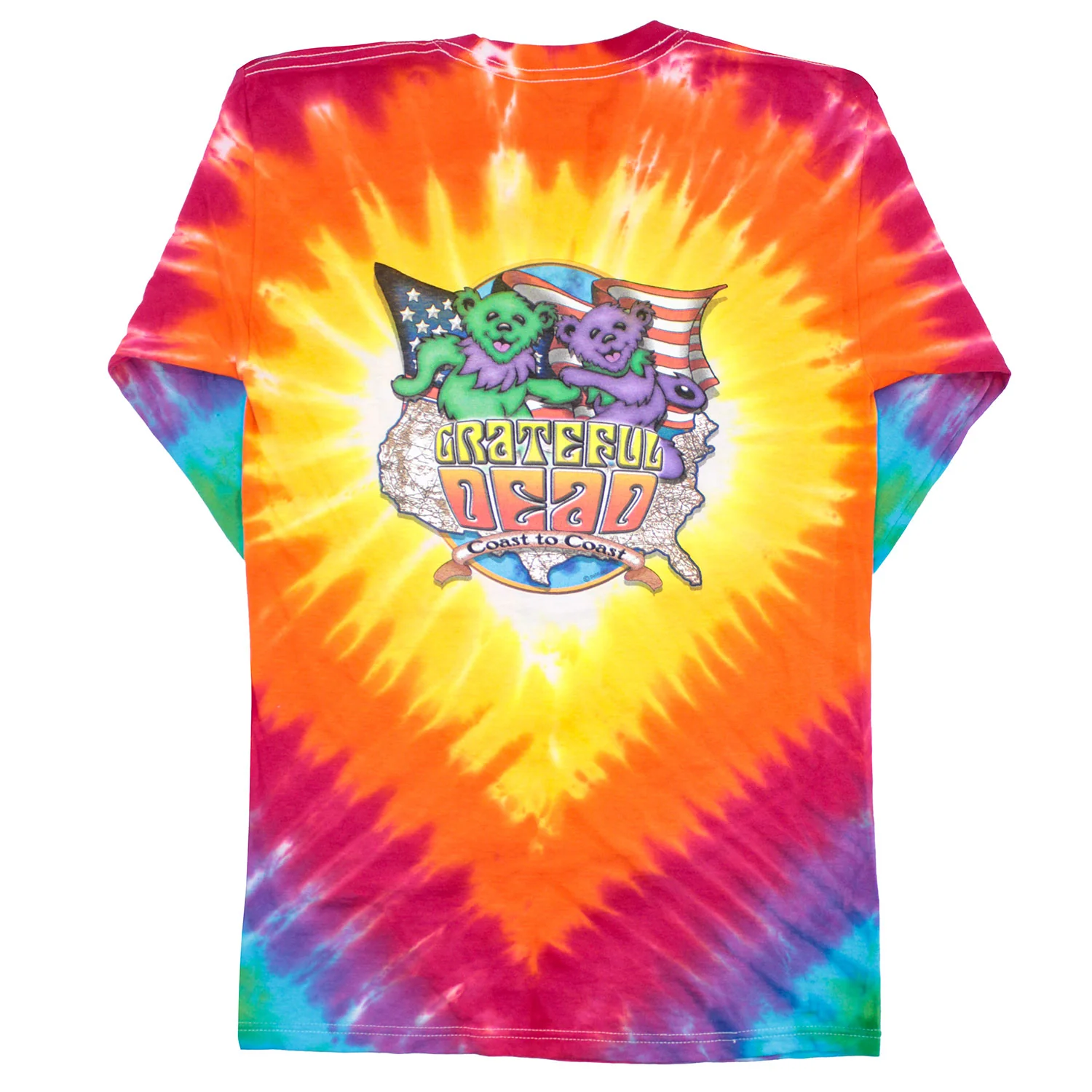 San Francisco Bears Tie Dye Long Sleeve - Image 2