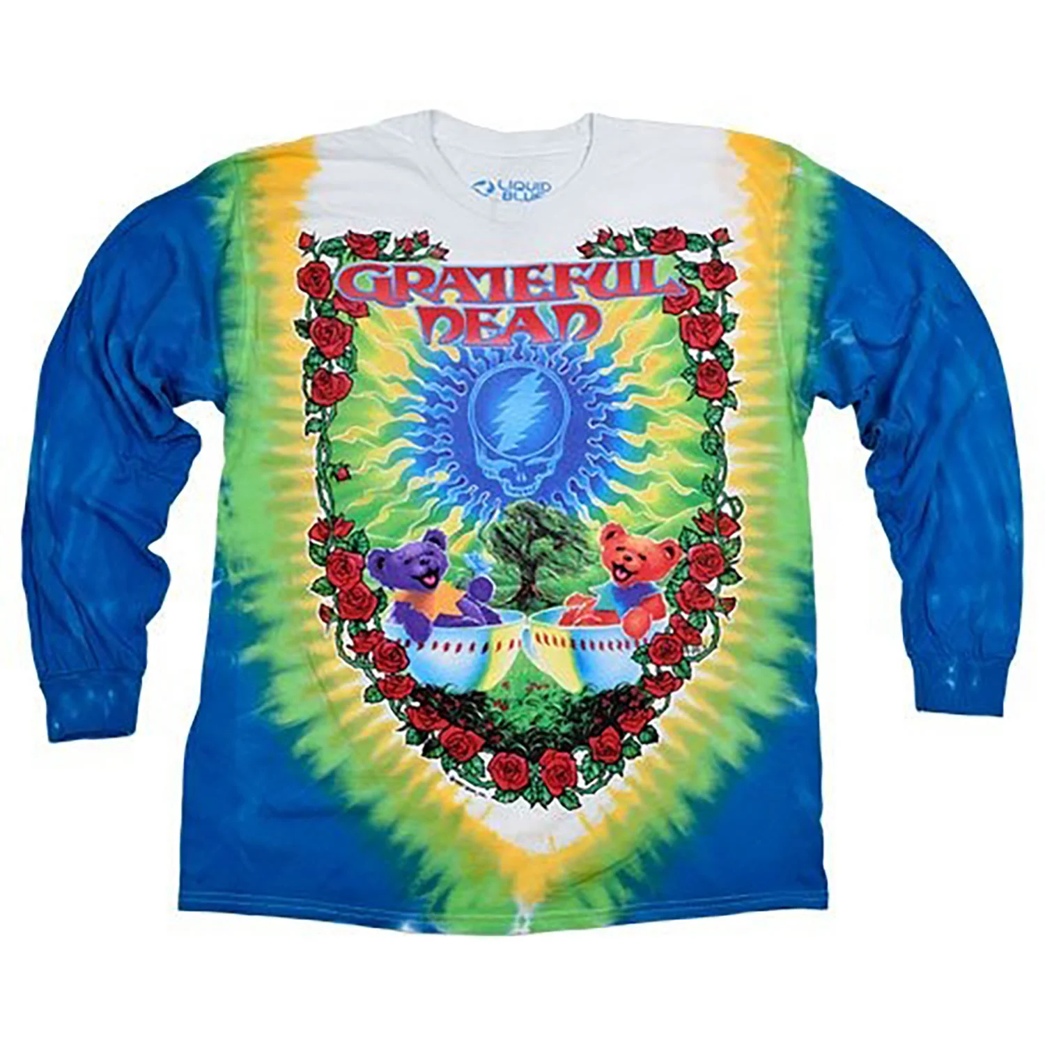 Scarlet Fire Tie Dye Long Sleeve