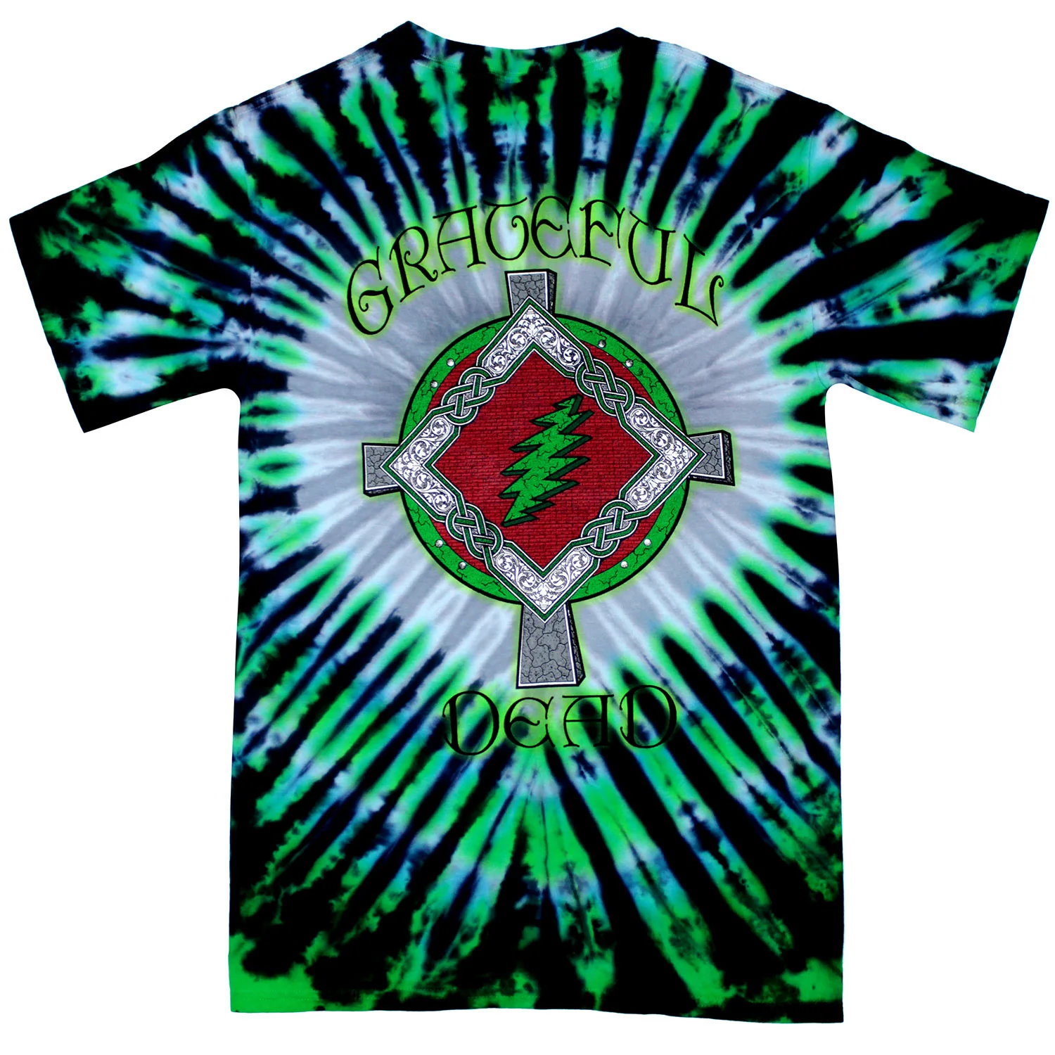 Shamrock Tie Dye T-shirt - Image 2