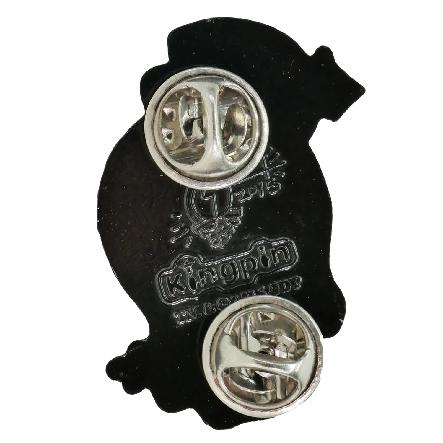Teaser Skull Cloisonne Stick Pin Pewter Pin Badge - Image 2