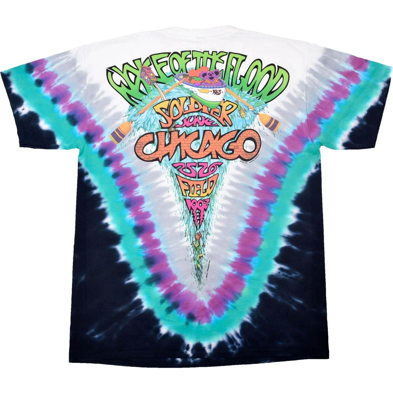 Wake Of The Flood Tie Dye T-shirt - Image 2