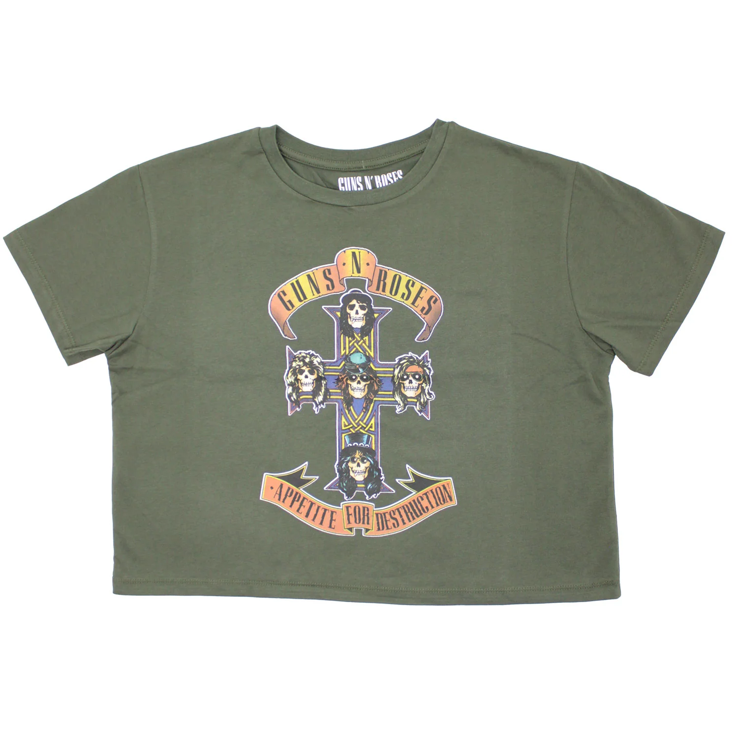 Appetite For Destruction Ladies Crop Top Junior Top
